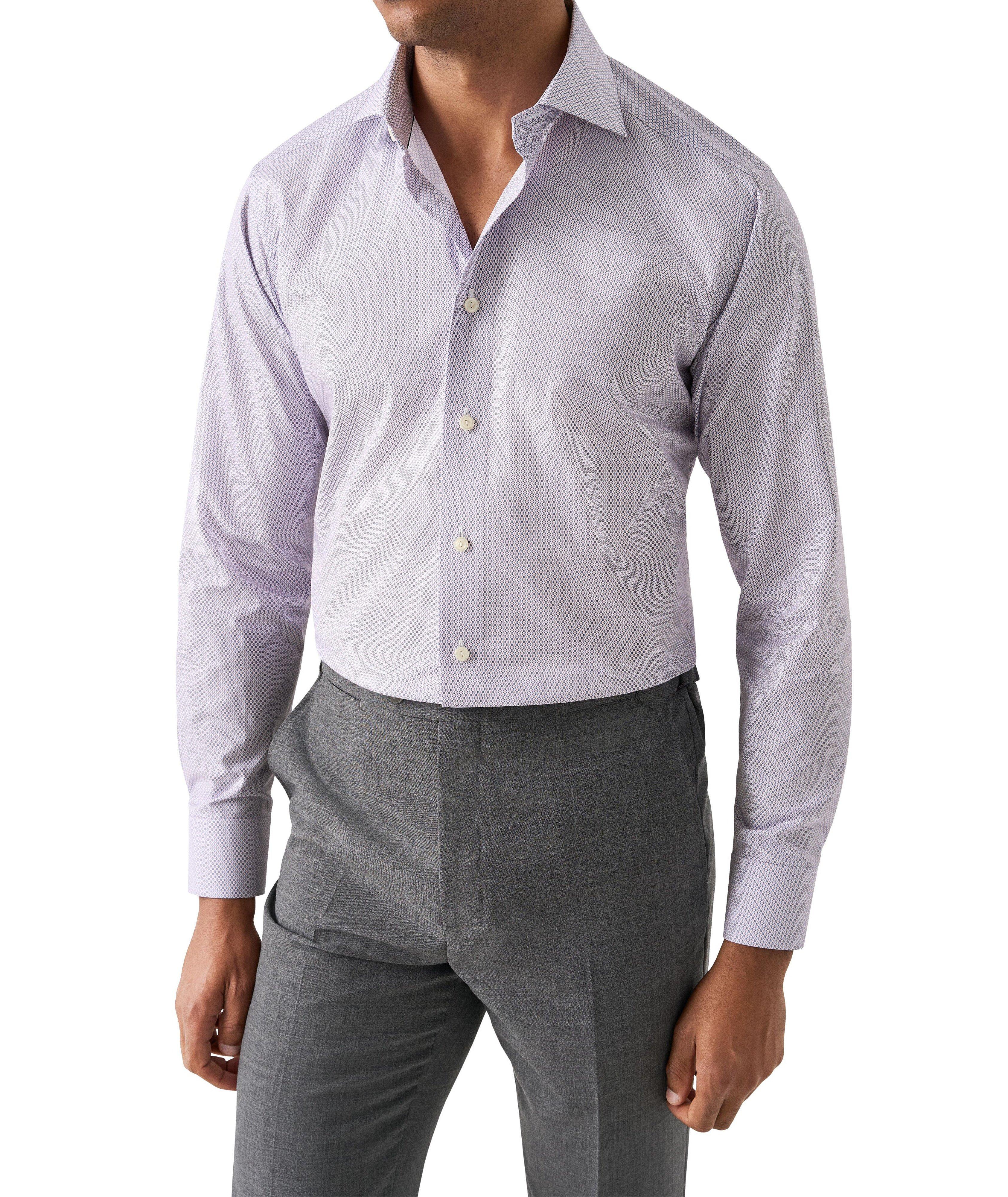 Slim-Fit Micro Dress Shirt image 2