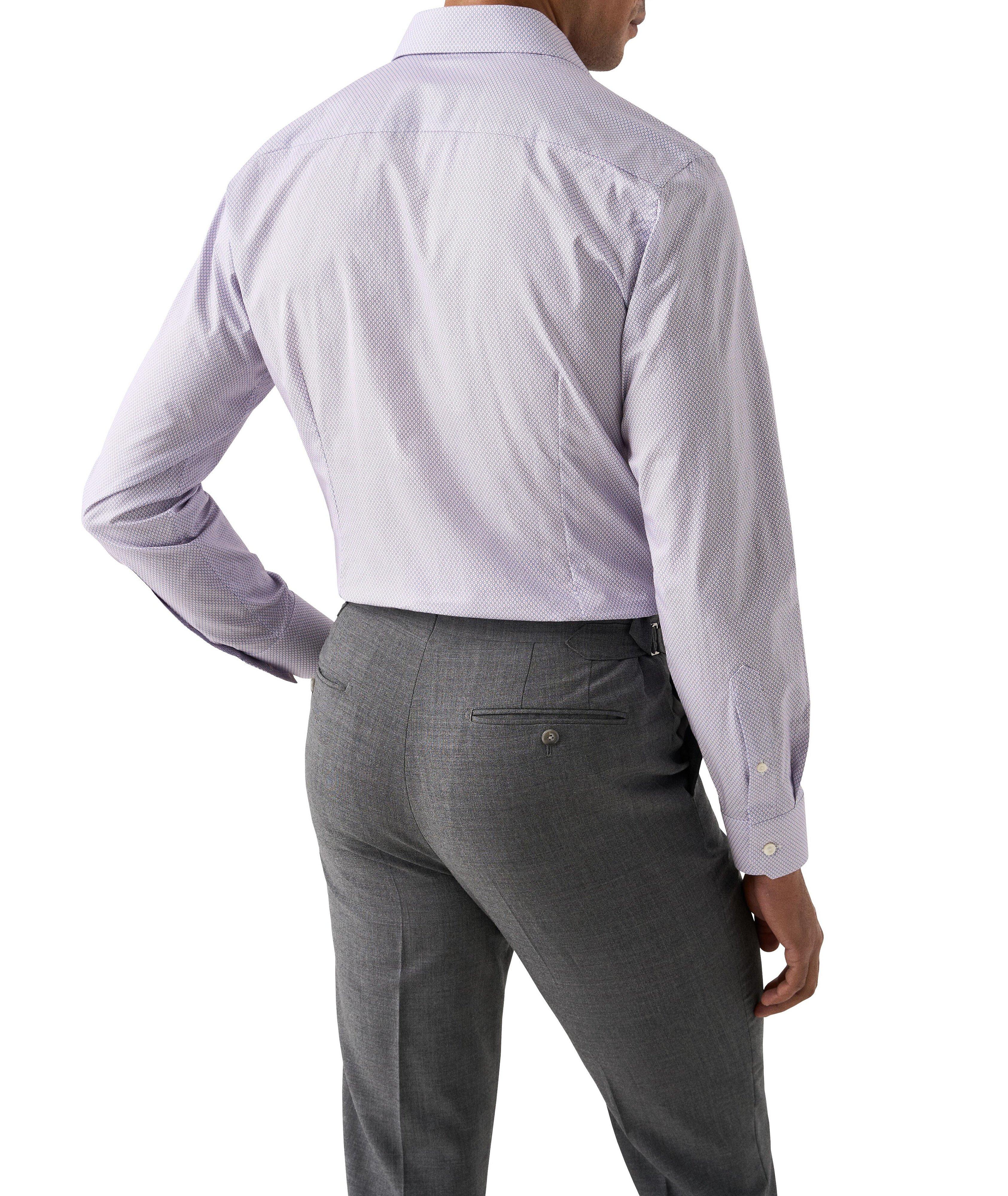 Slim-Fit Micro Dress Shirt image 3