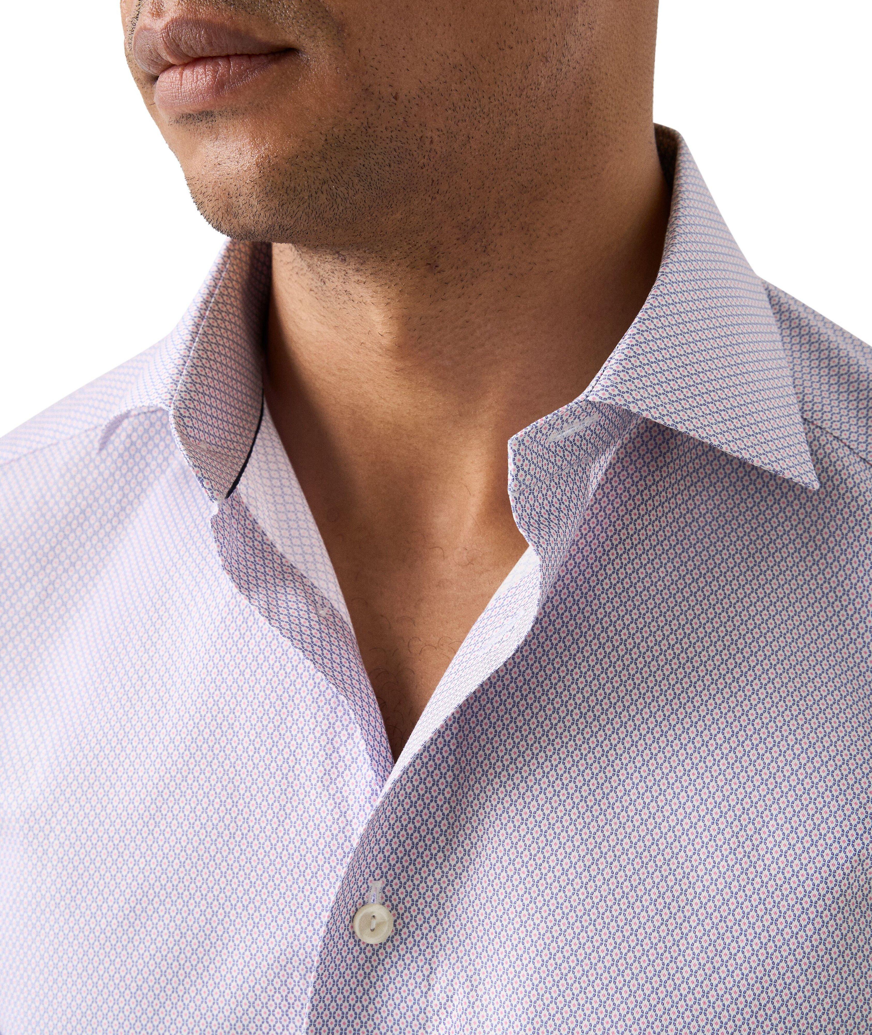 Slim-Fit Micro Dress Shirt image 4