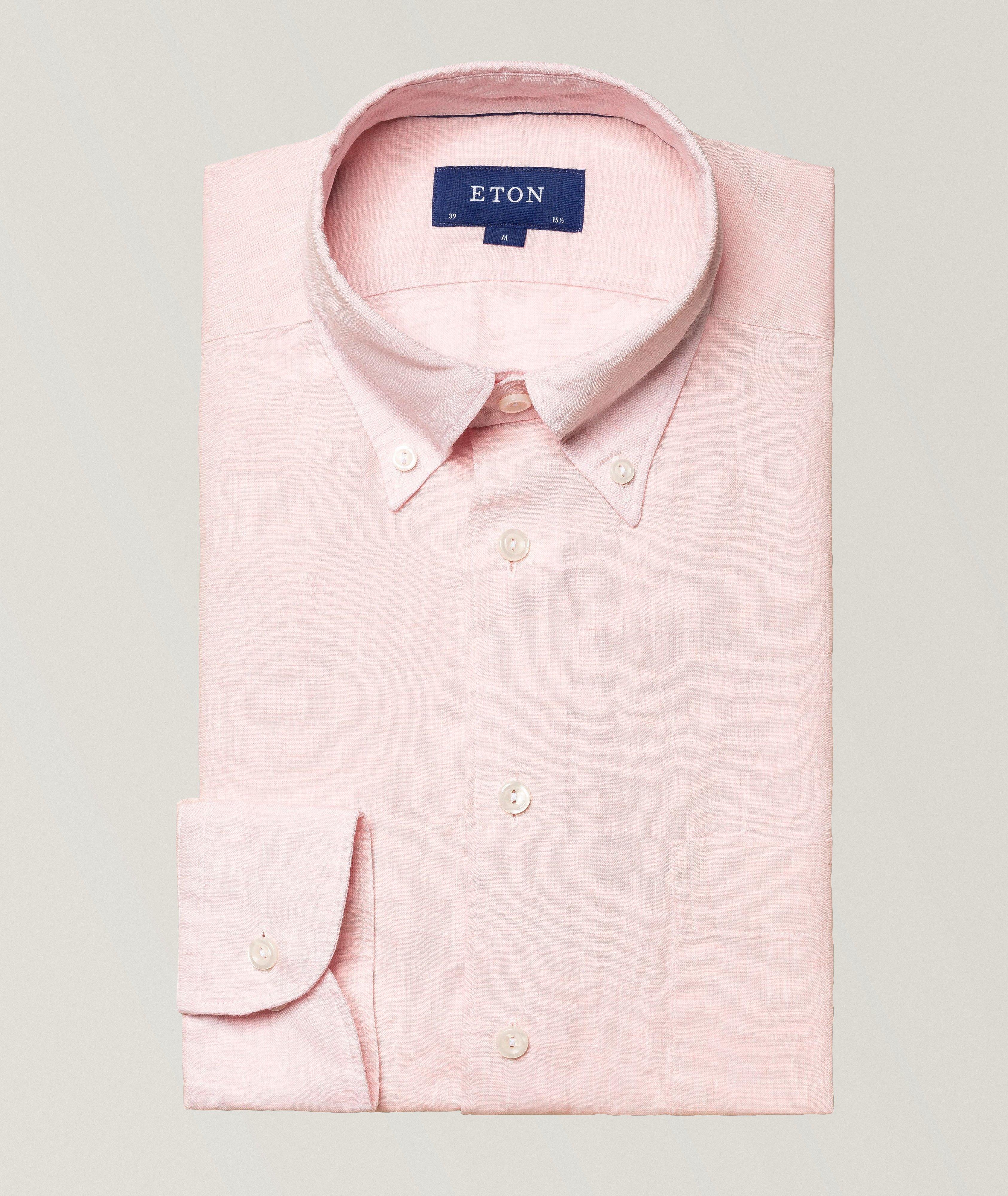 Contemporary-Fit Linen Shirt image 1