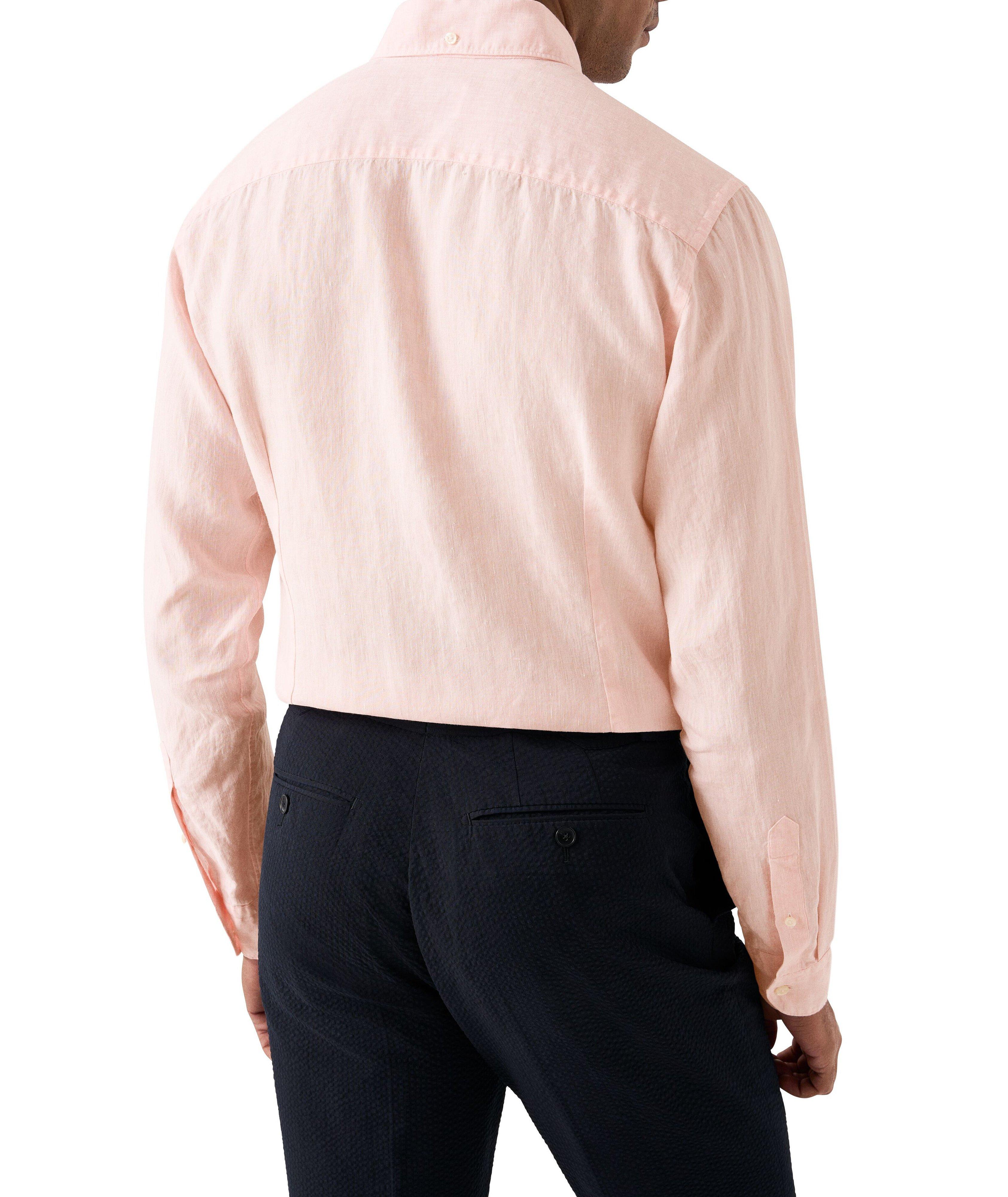 Contemporary-Fit Linen Shirt image 3