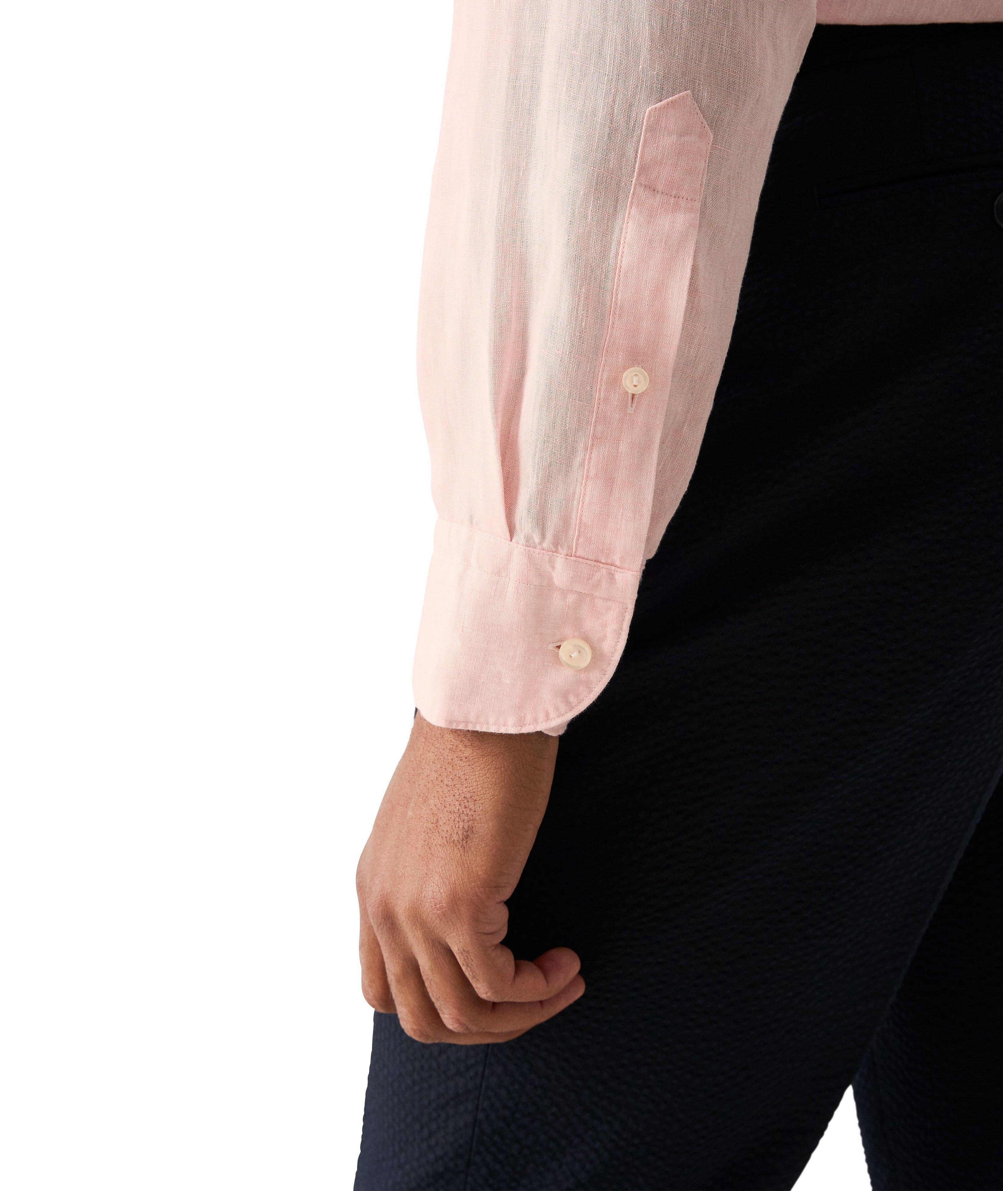 Contemporary-Fit Linen Shirt image 5