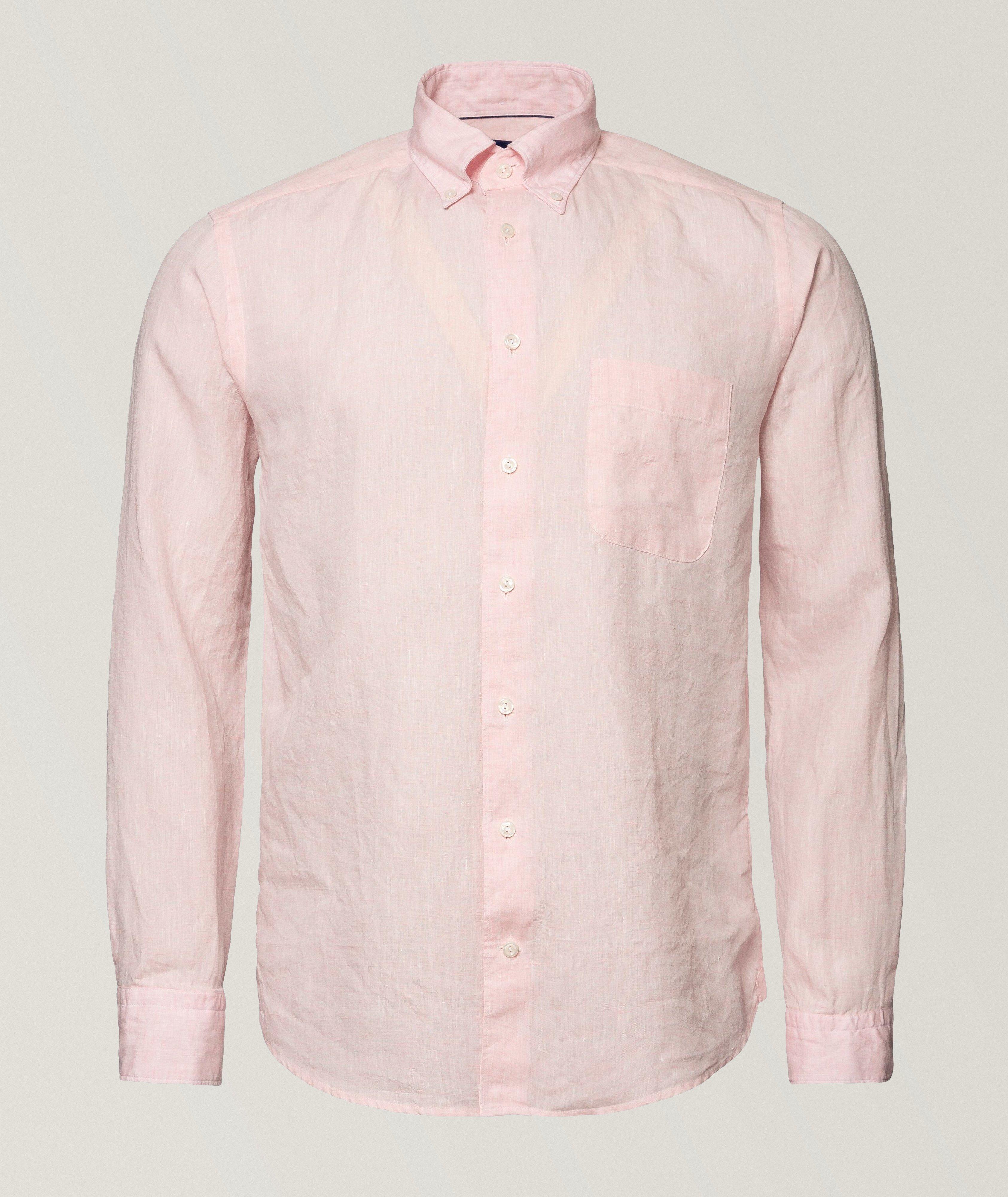 Contemporary-Fit Linen Shirt image 0