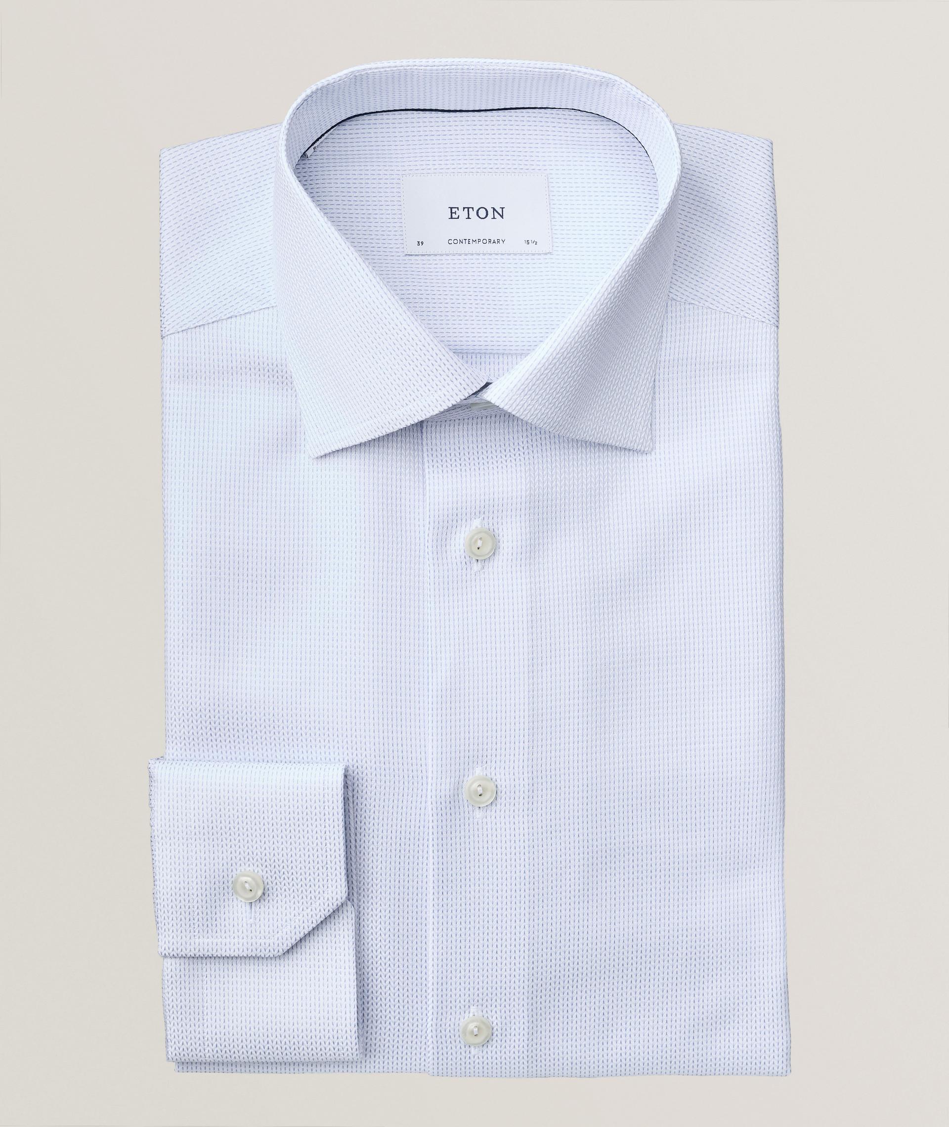 Contemporary-Fit Herringbone Dress Shirt image 0