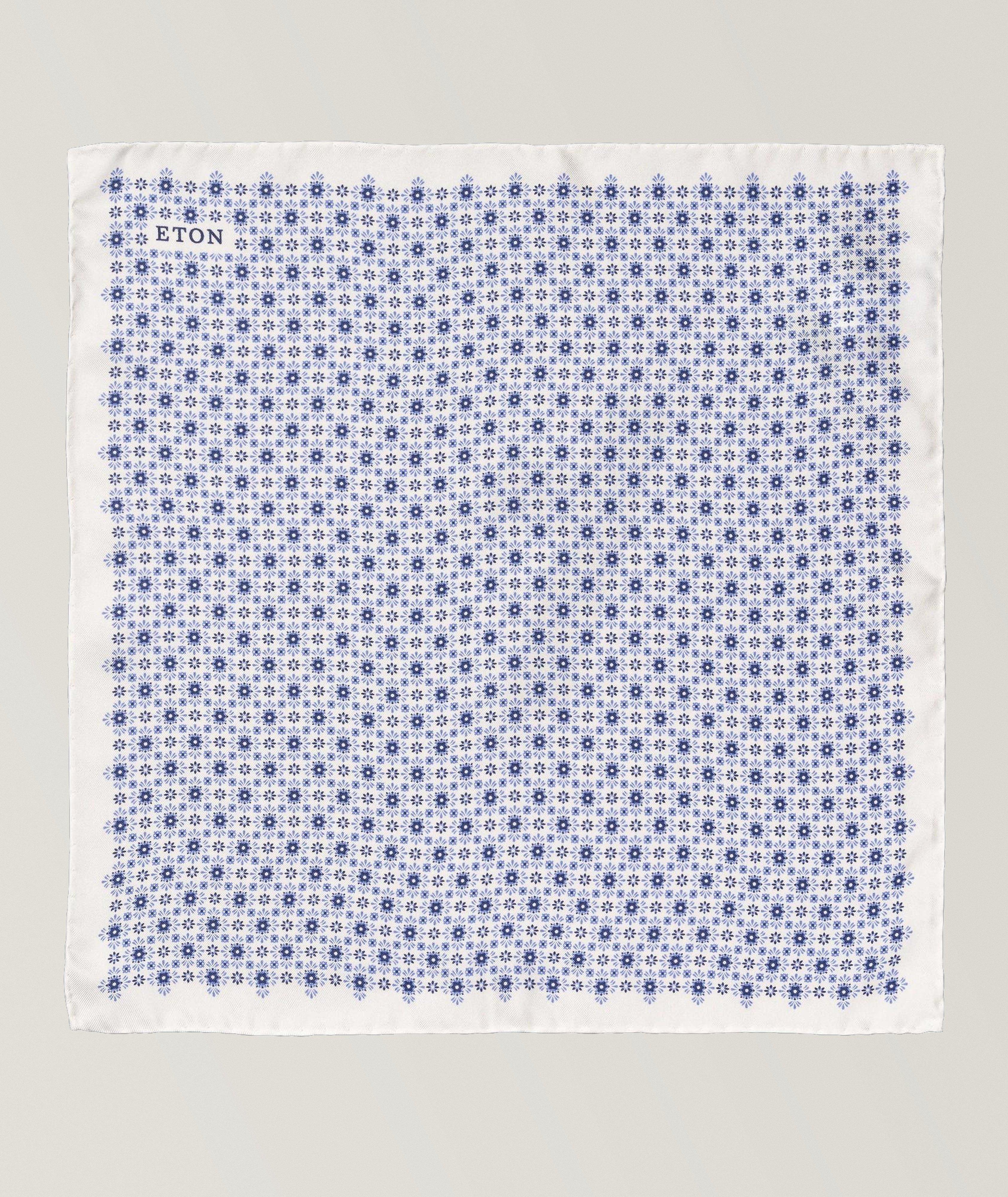 Geometric Silk Pocket Square image 1