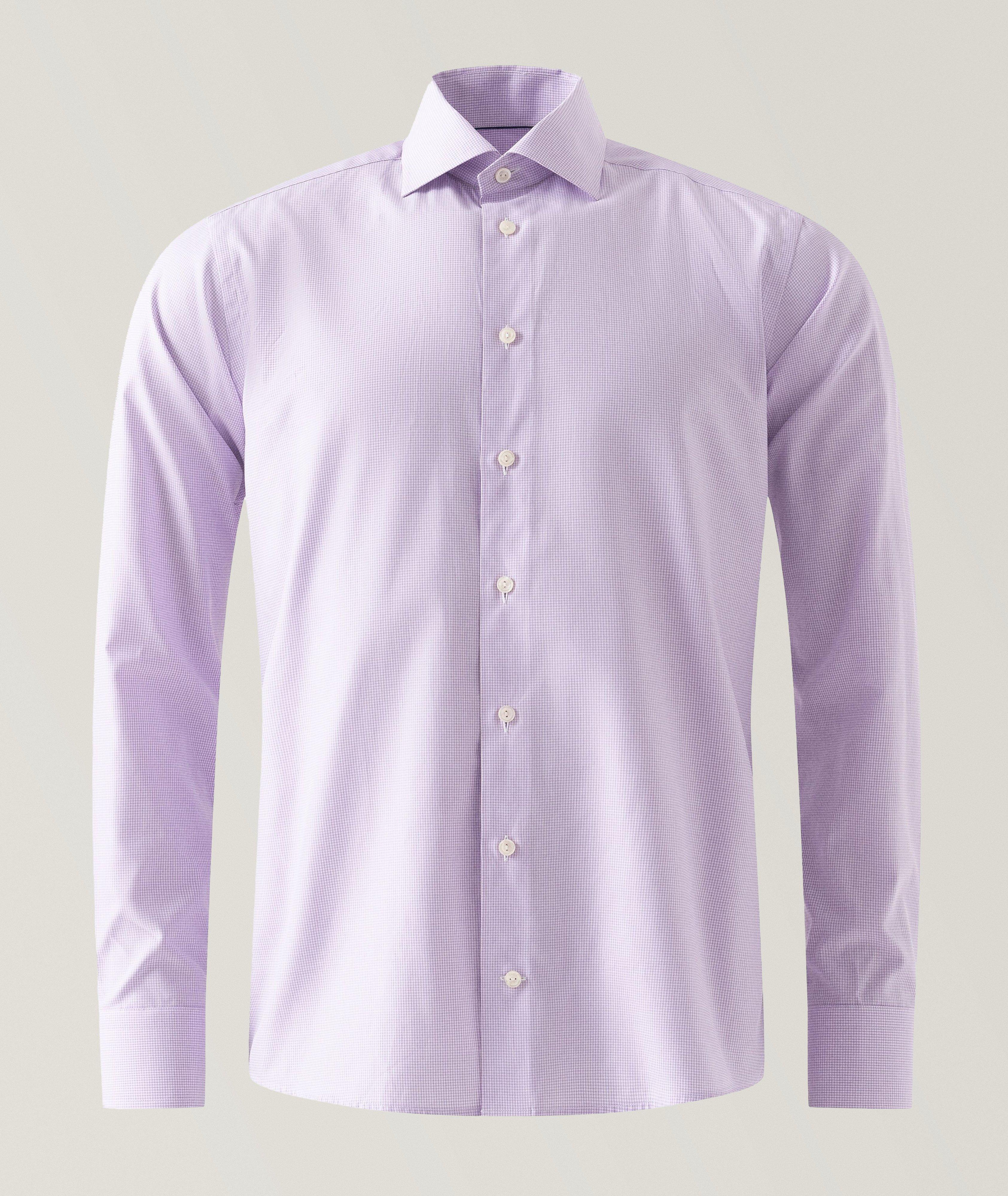 Contemporary-Fit Check Twill Dress Shirt image 1