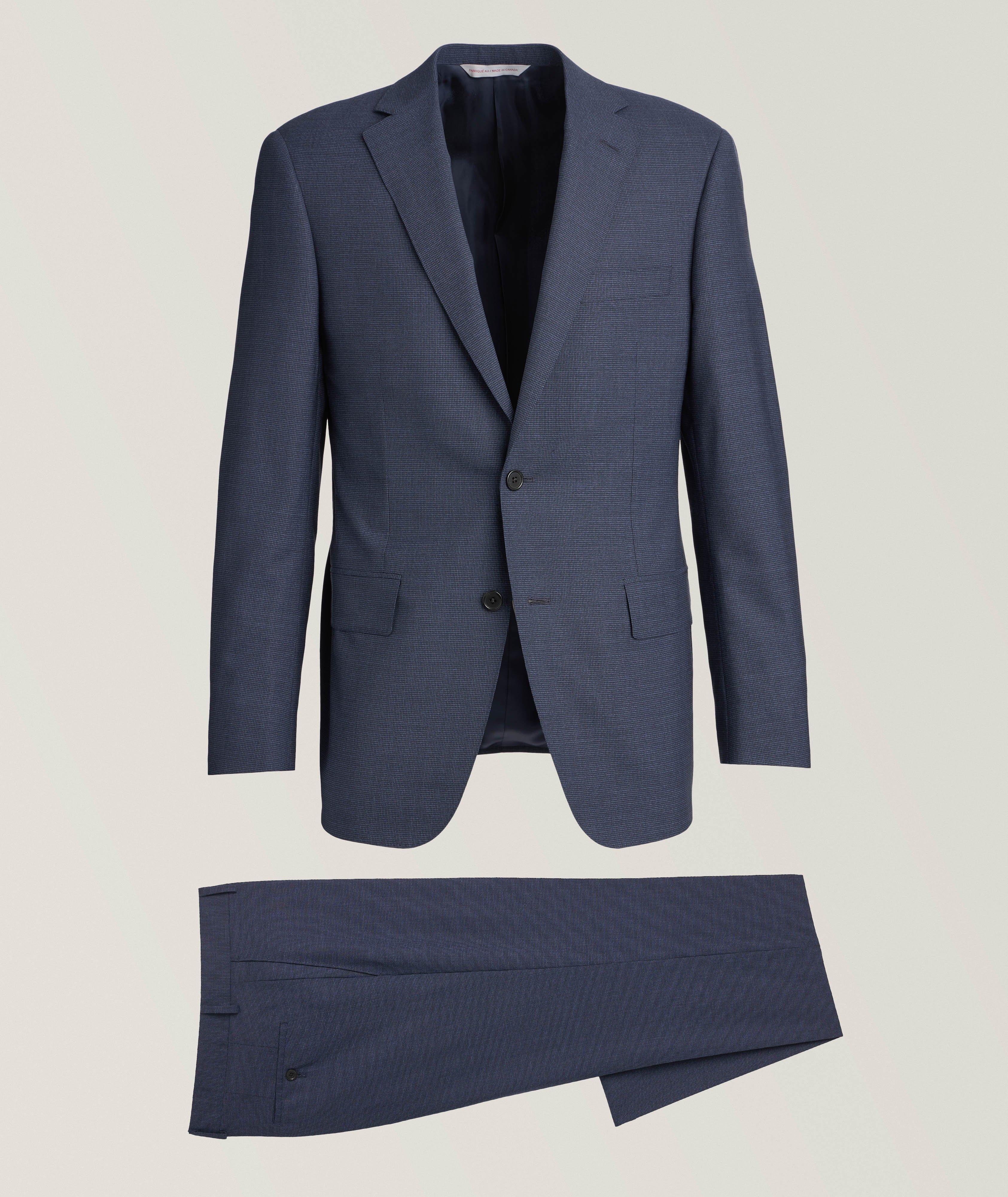 Cosmo Micro Houndstooth Wool Suit  image 0