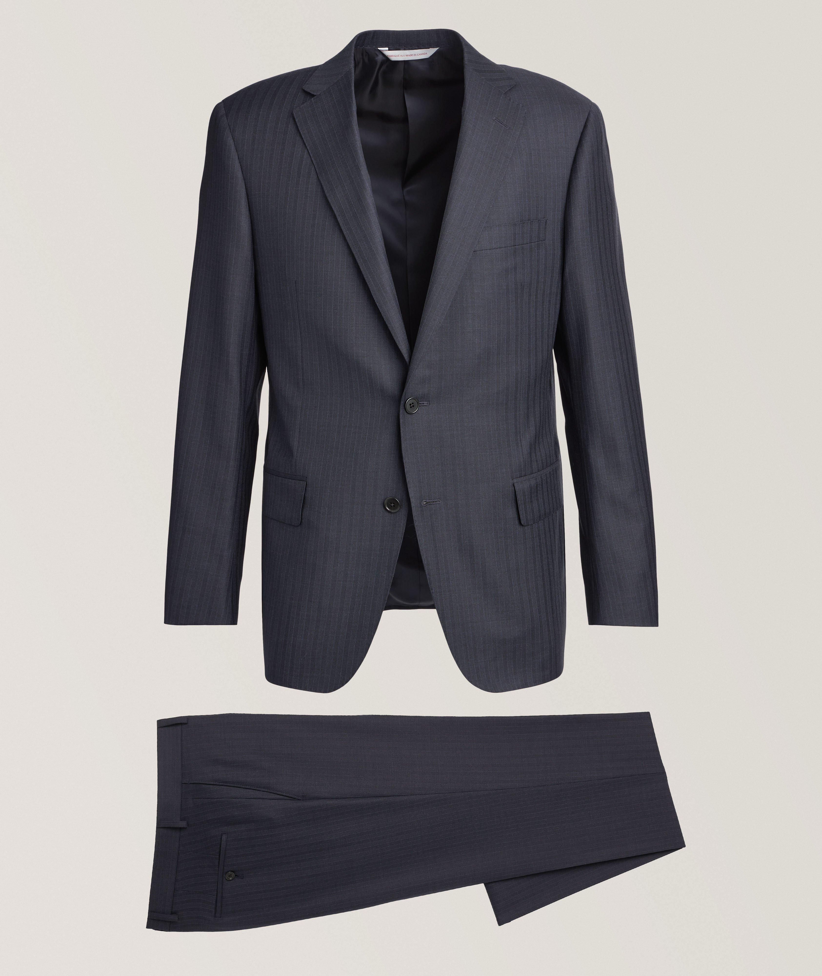 Pinstripe Wool Suit  image 0