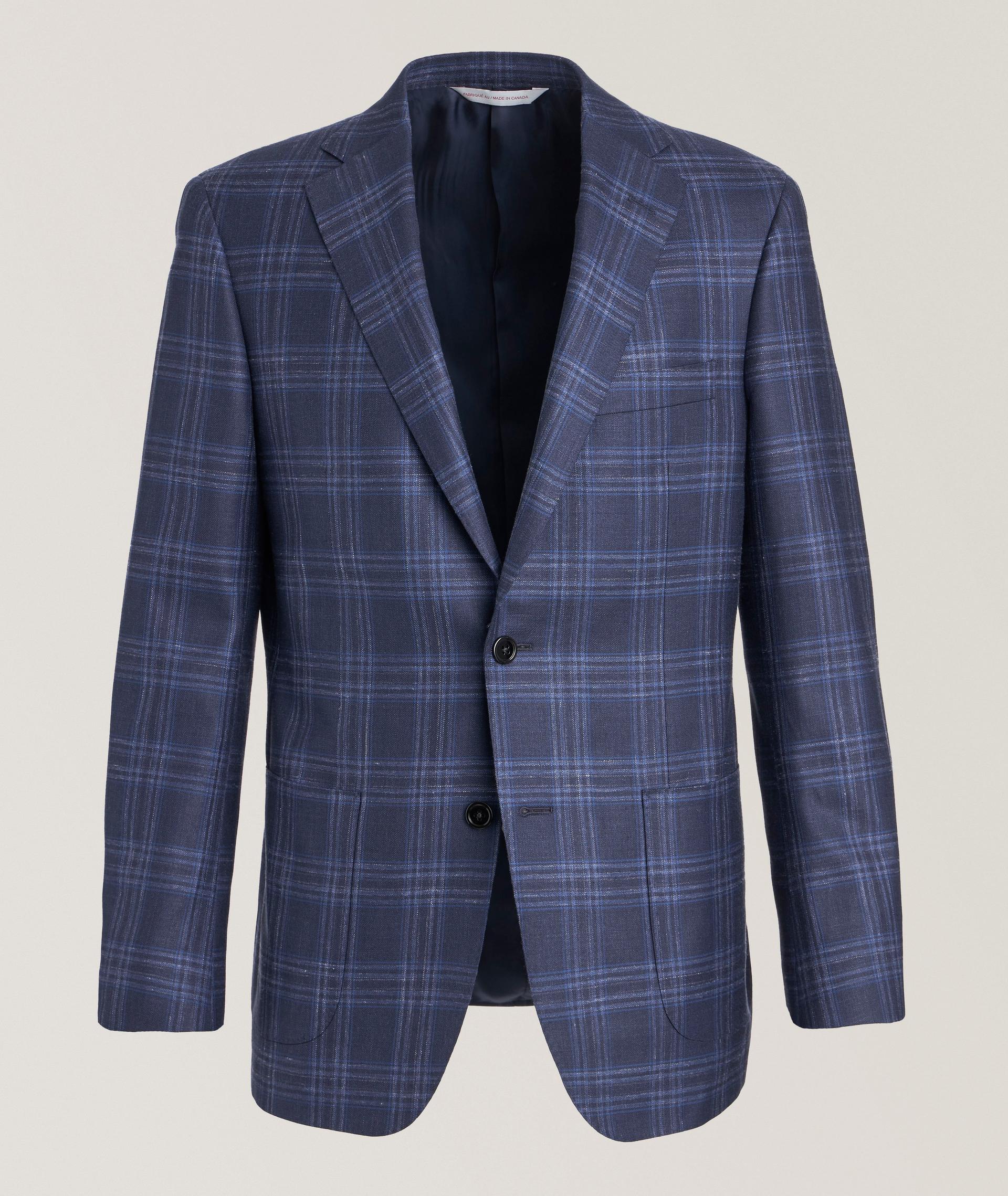 Cosmo Plaid Wool-Blend Sport Jacket  image 0