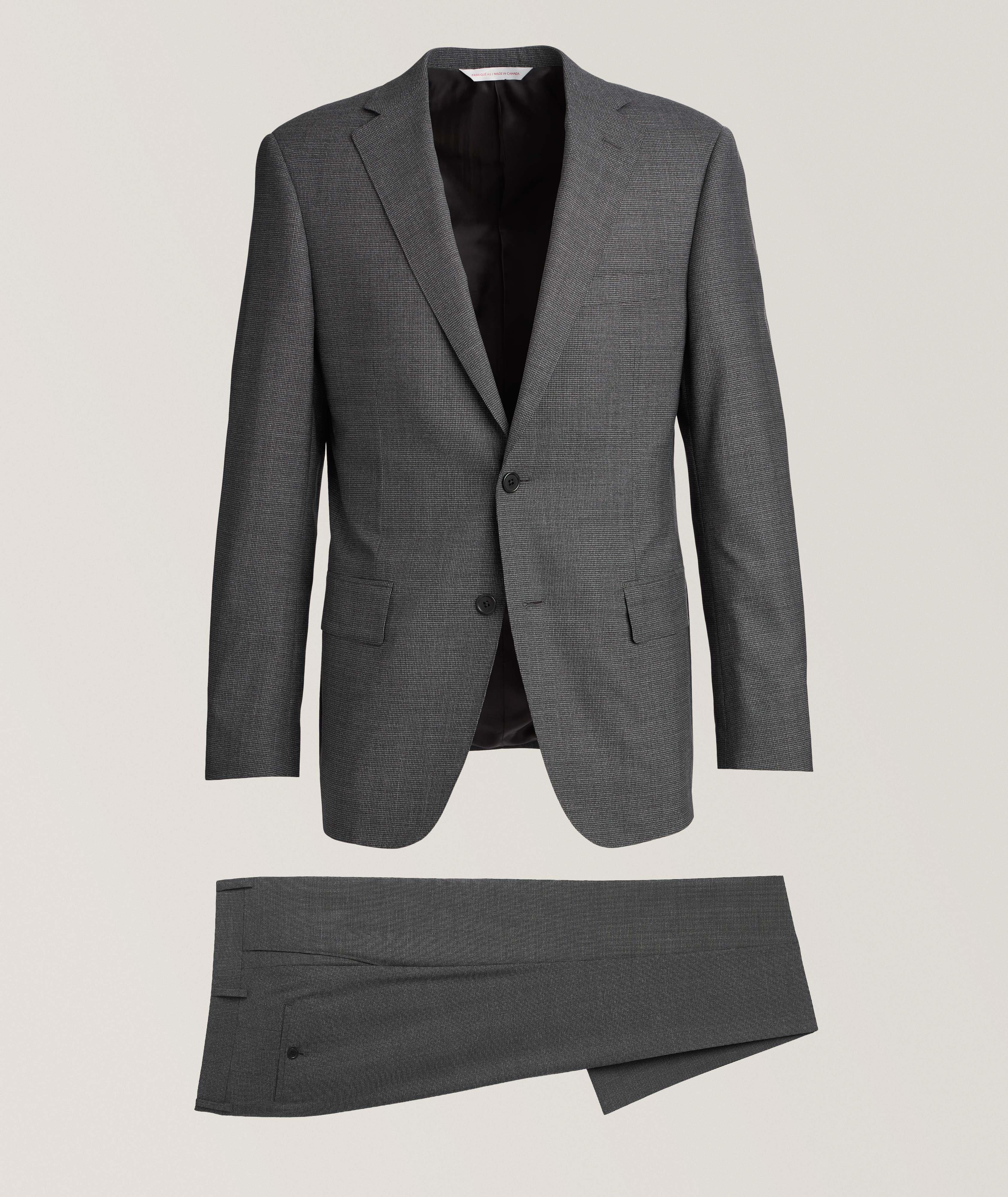 Cosmo Micro Houndstooth Wool Suit  image 0