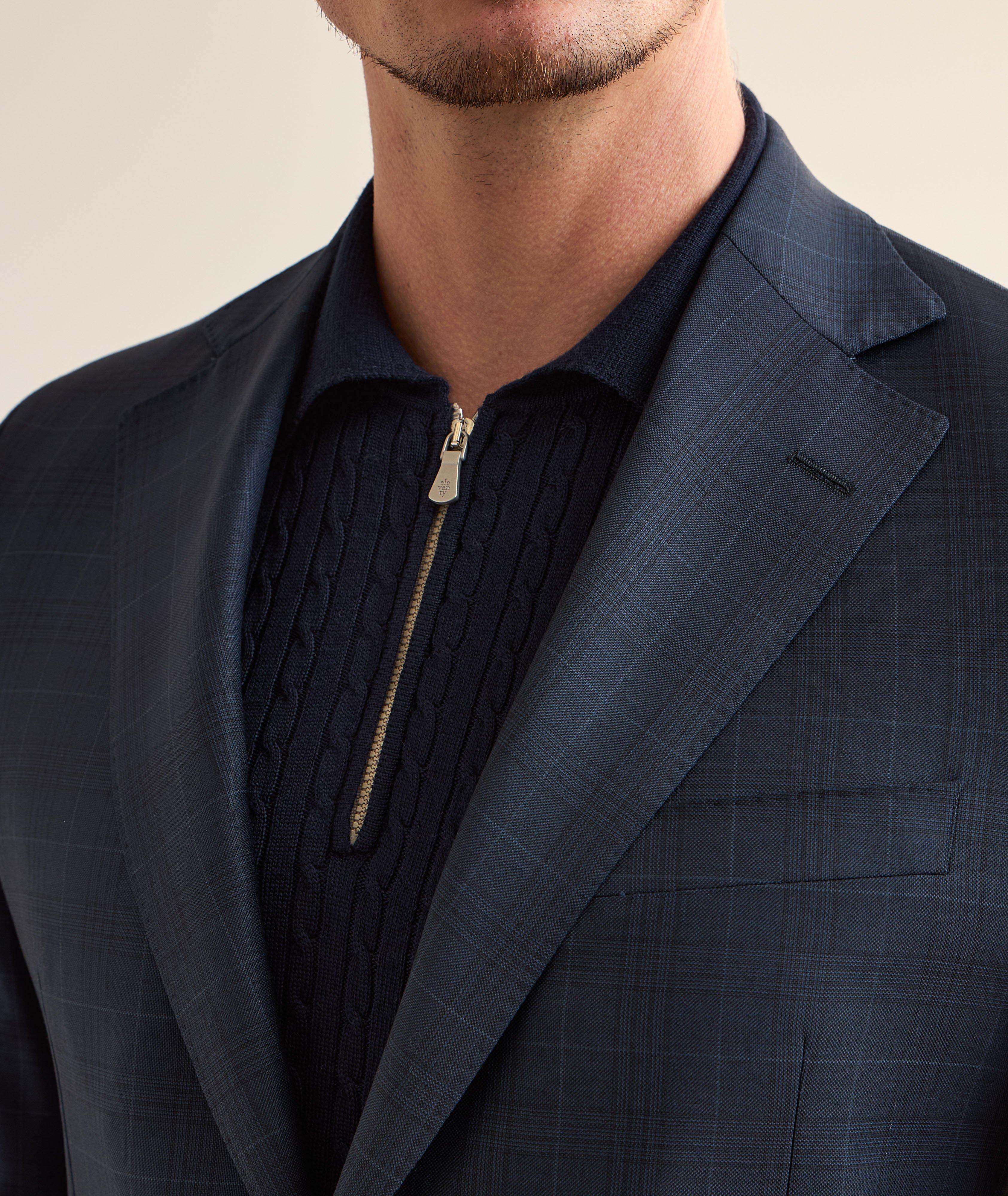 Madison Plaid Wool Suit  image 3