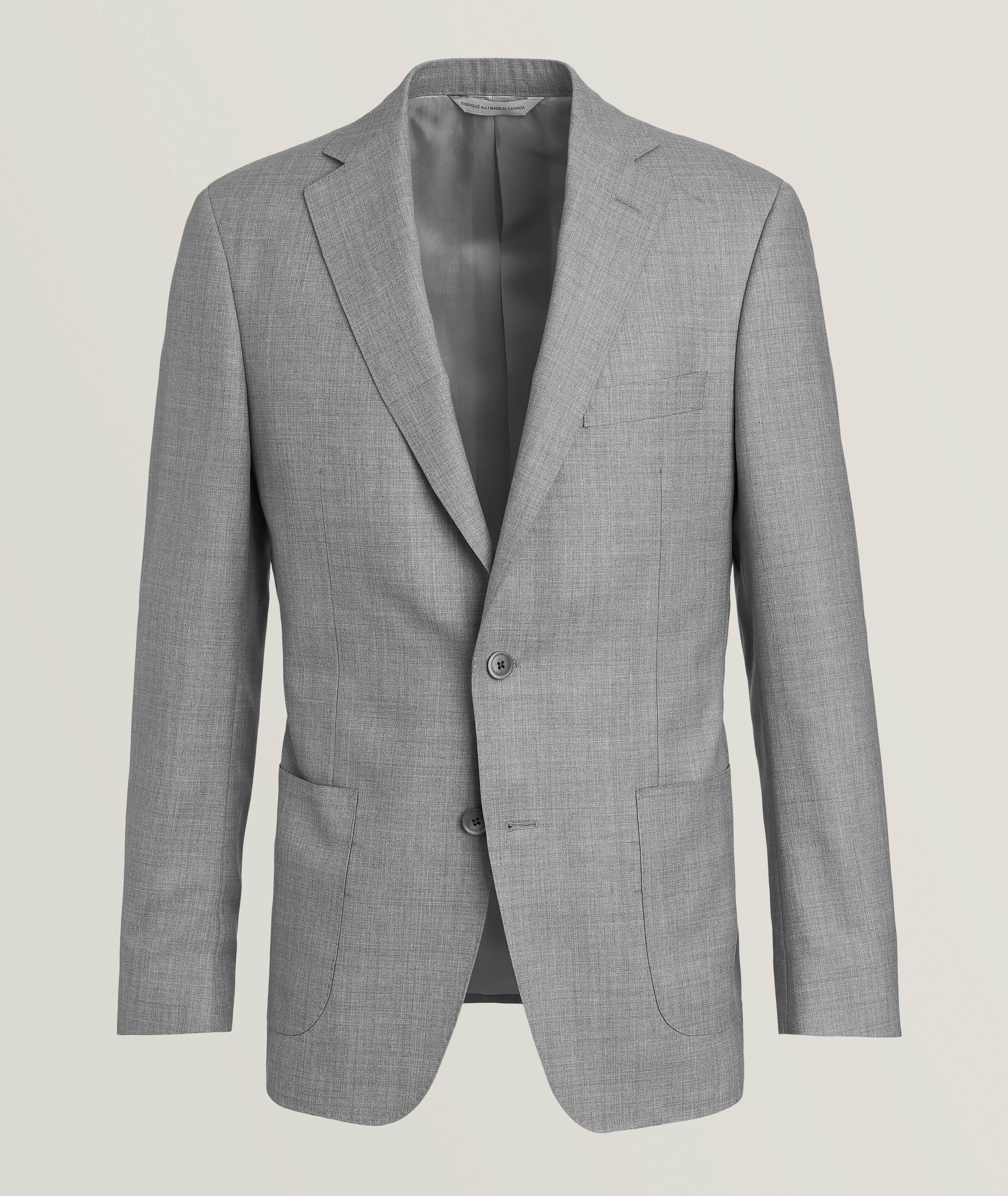 Cosmo Textured Wool-Linen Sport Jacket image 0