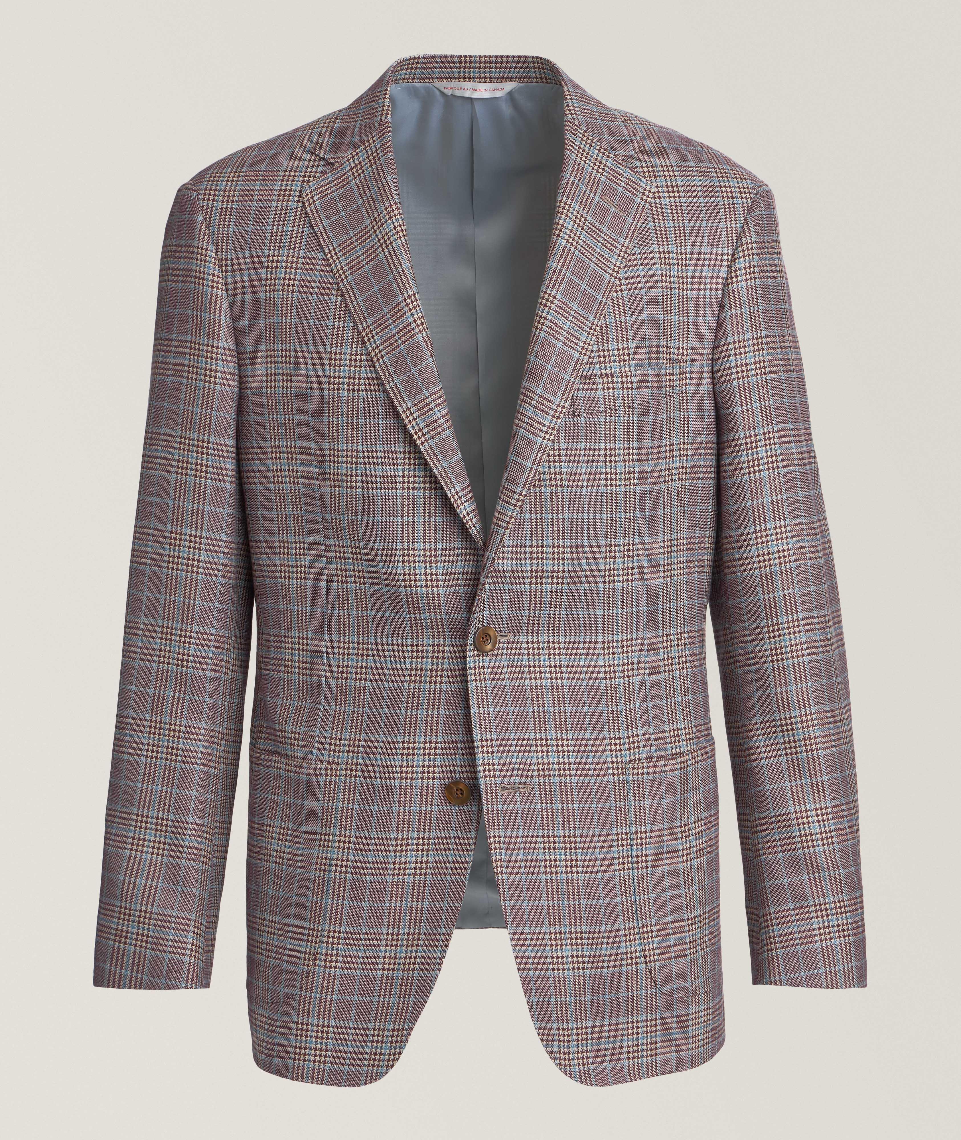 Cosmo Prince of Wales Silk-Wool Sport Jacket image 0