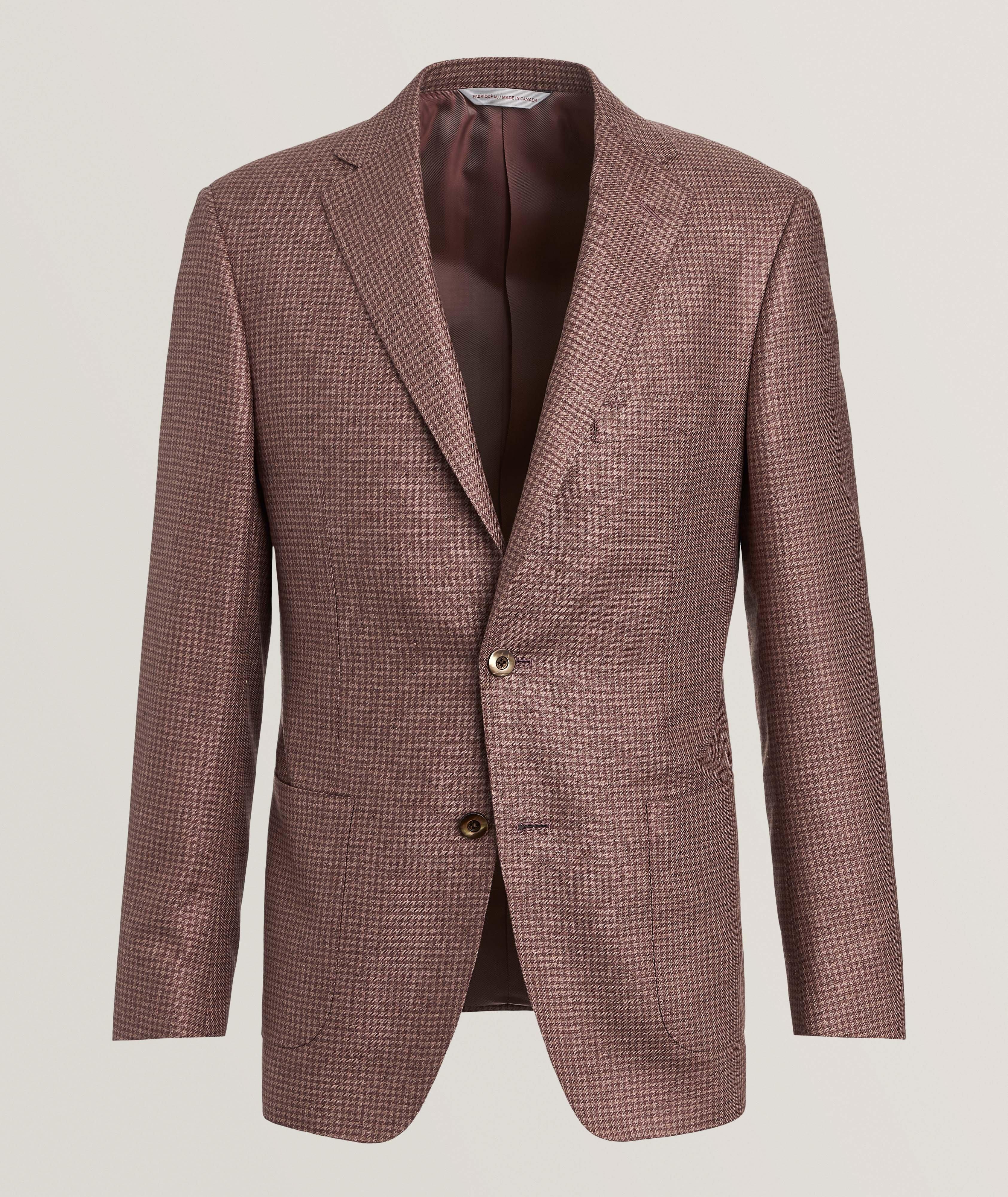 Cosmo Houndstooth Silk Sport Jacket  image 0