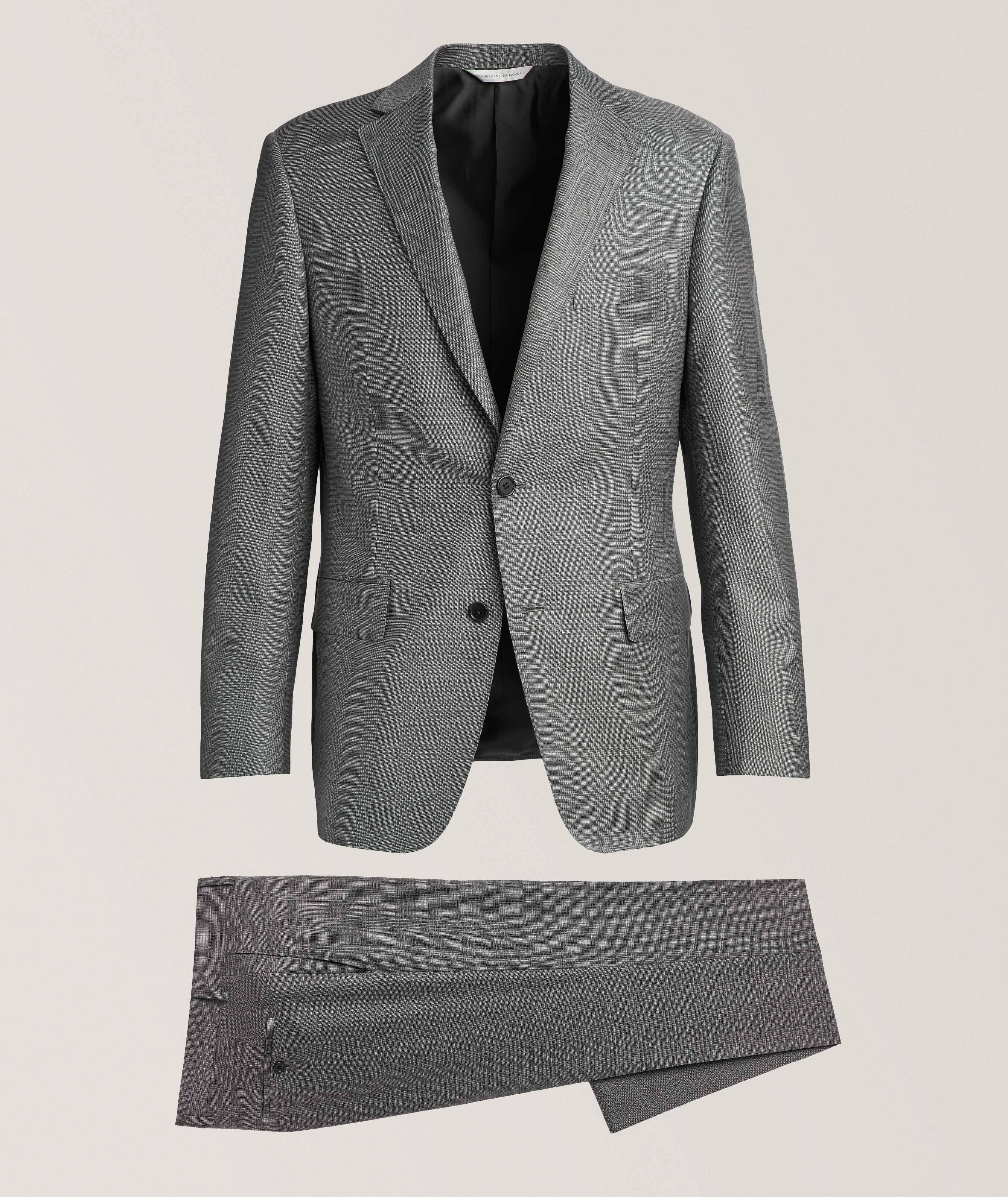 Cosmo Tonal Glen Check Wool Suit  image 0