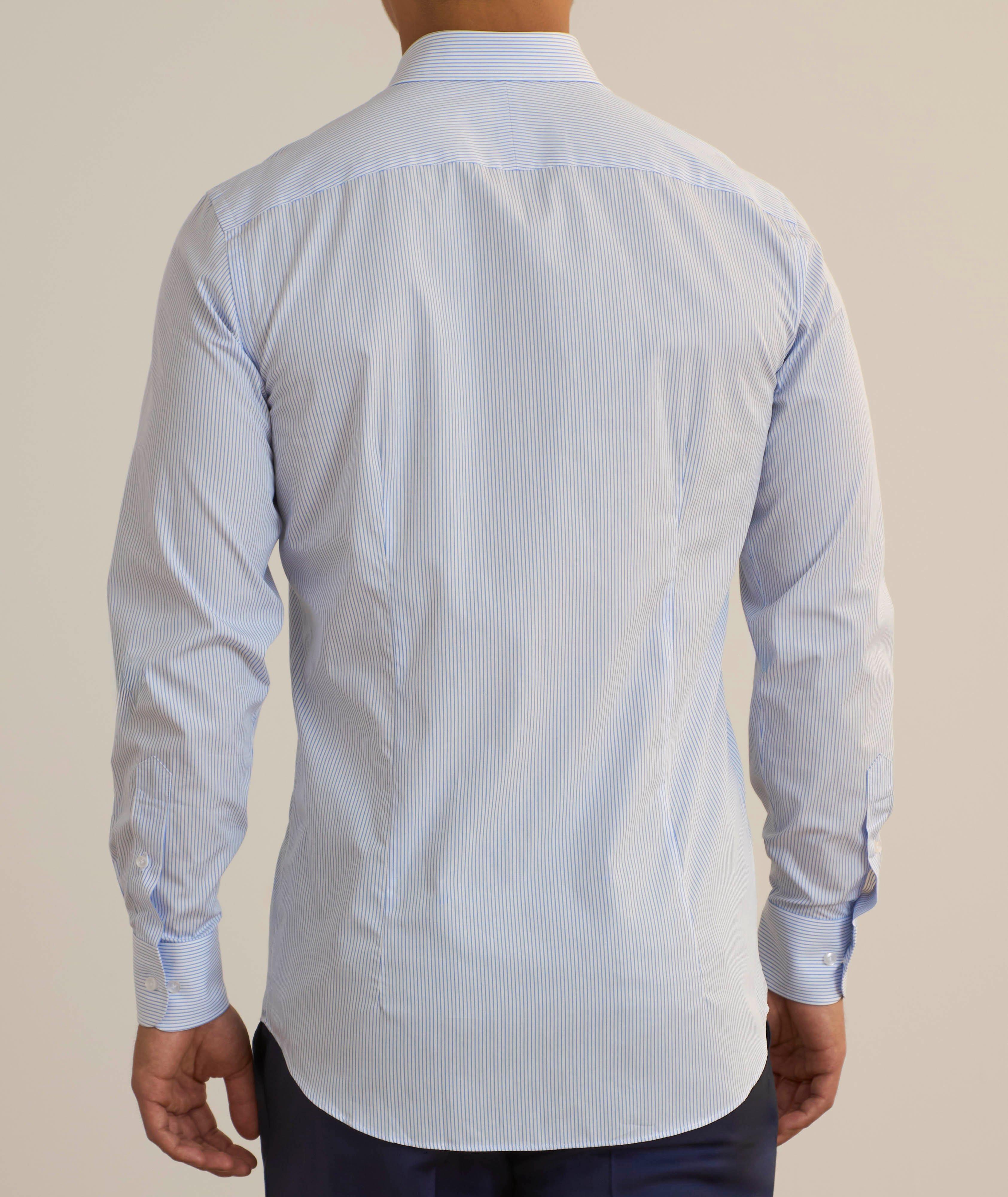 Chemise habillée en coton à rayures image 2
