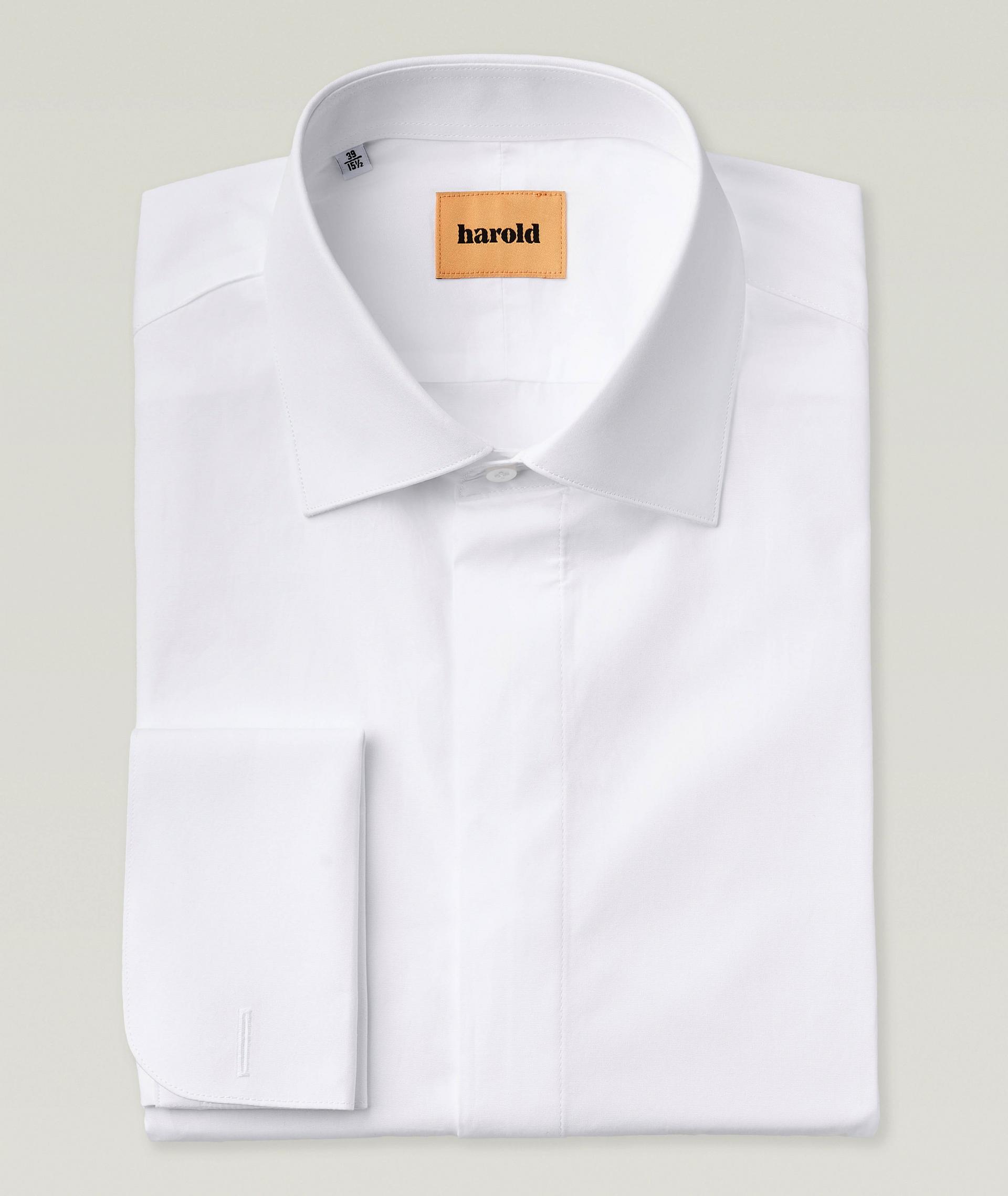 Chemise habillée en popeline de coton image 0