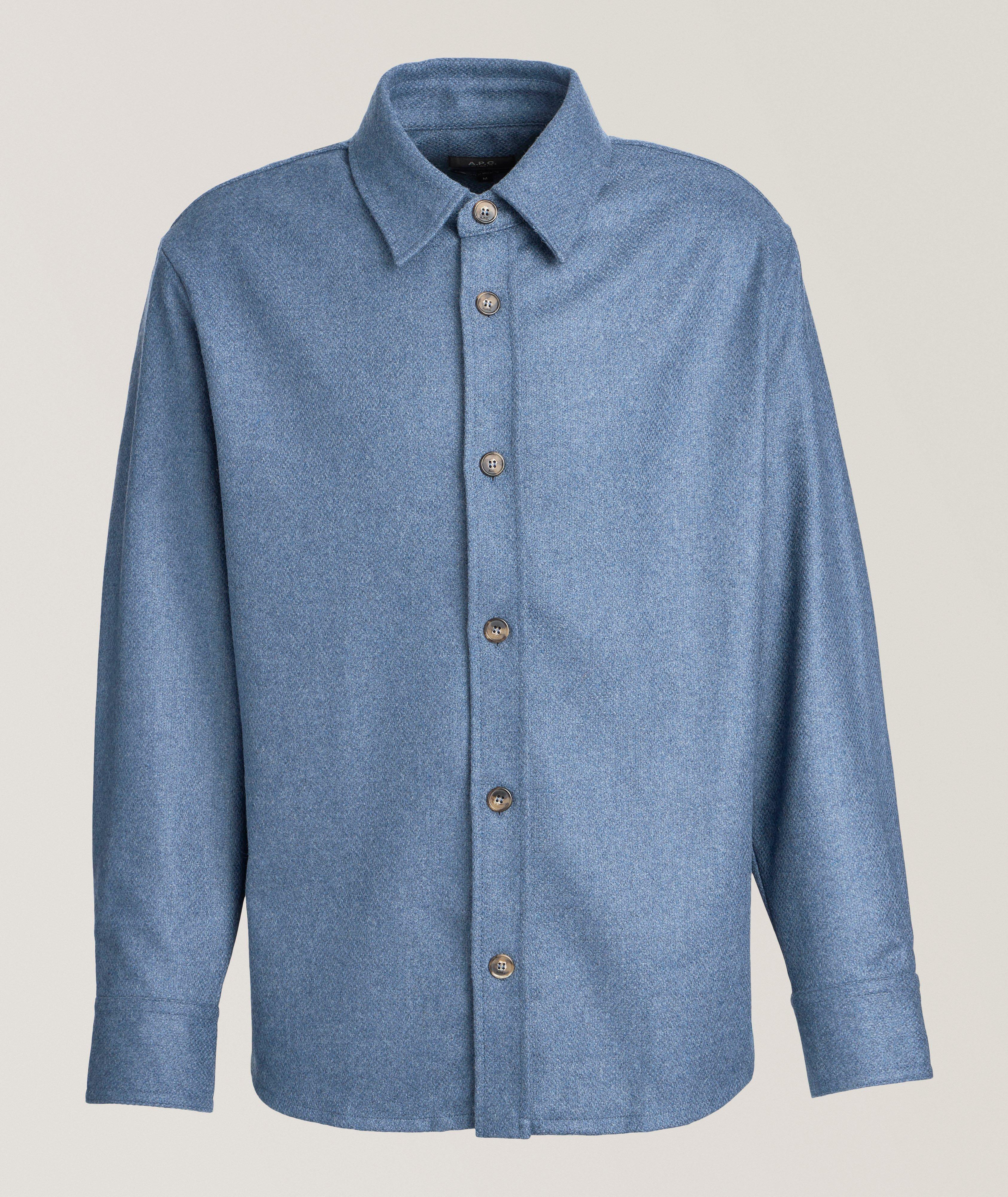 A.P.C. Bobby Virgin Wool-Blend Overshirt 