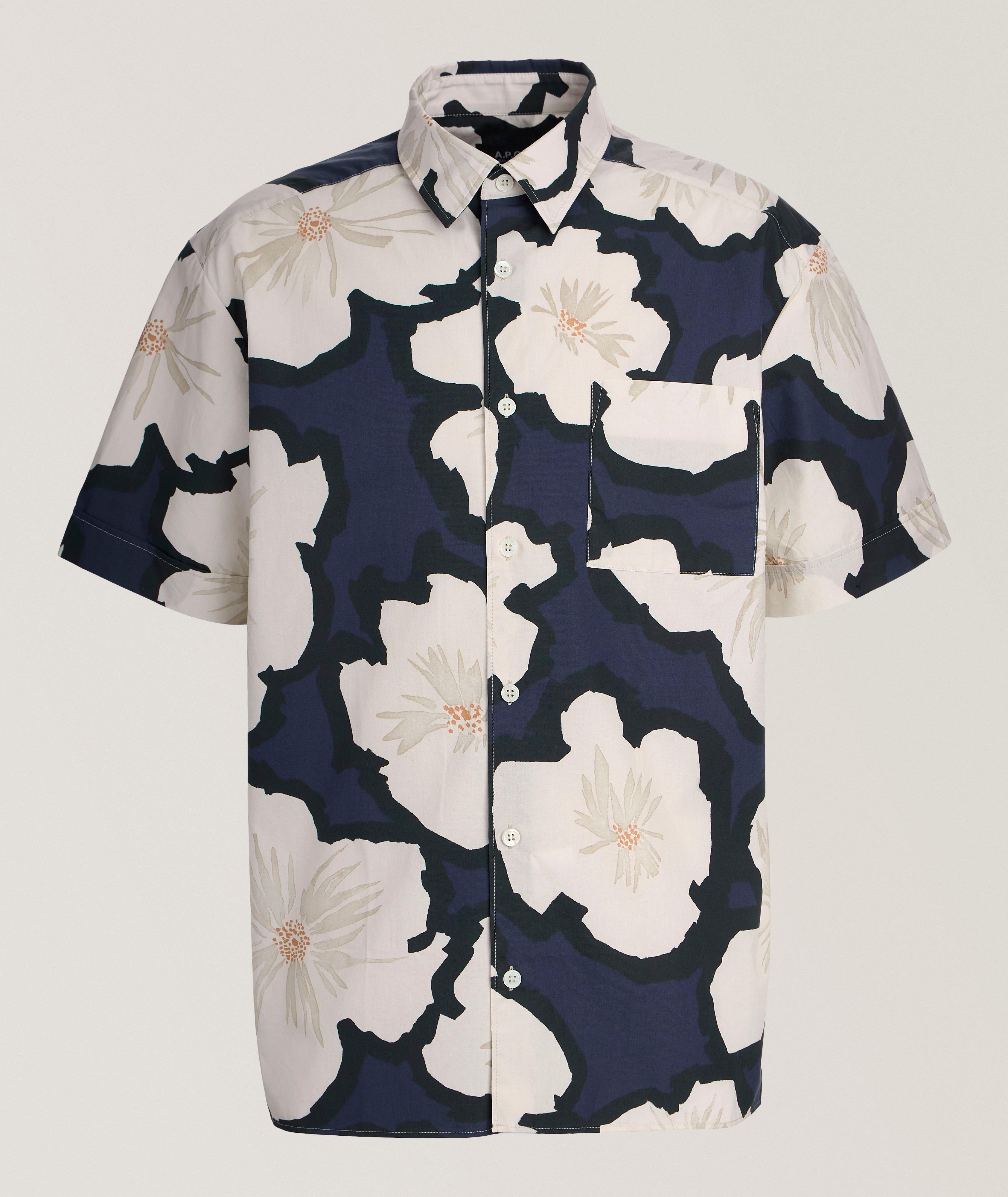 Chemise décontractée Ross en coton à motif floral image 0