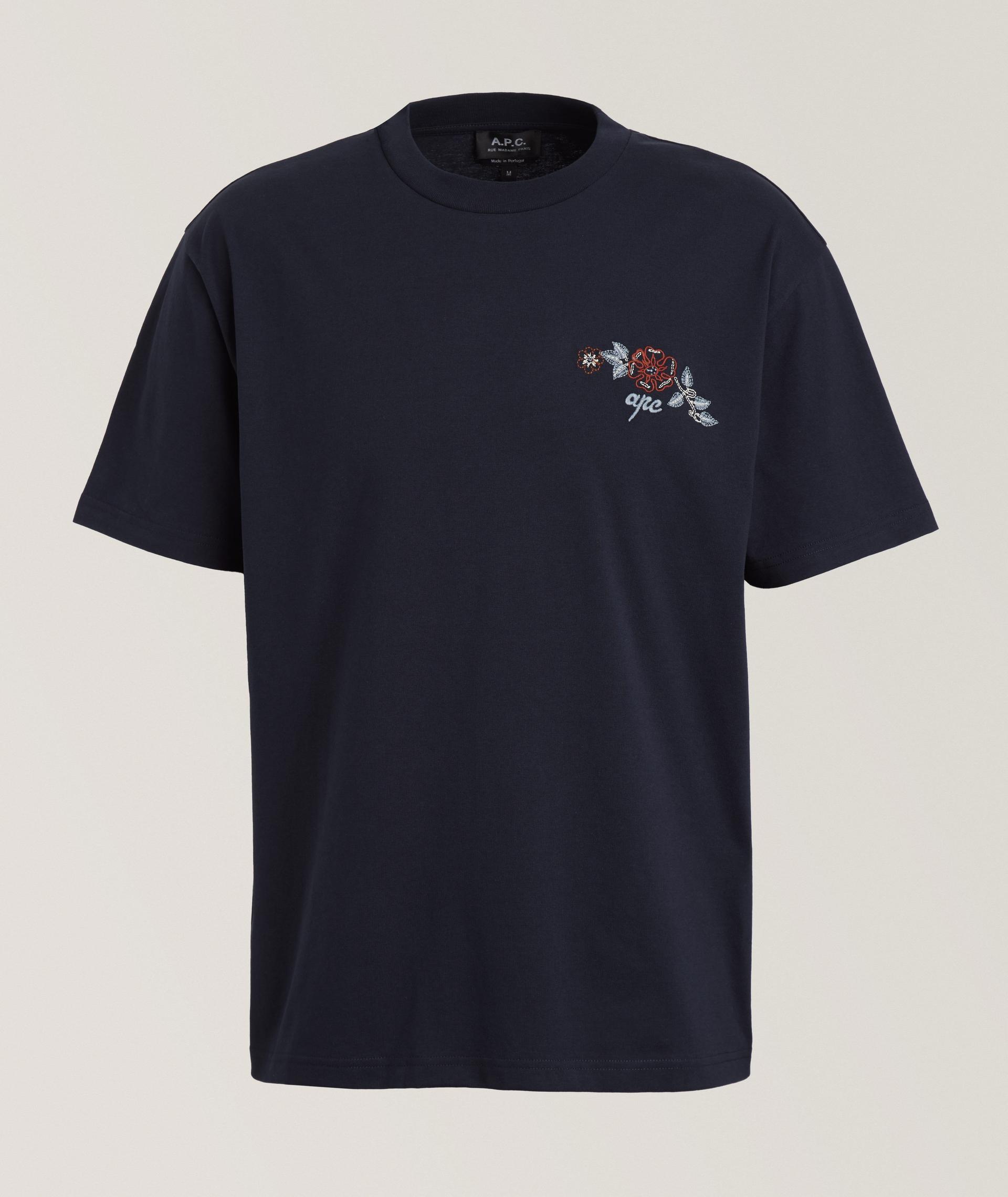 Cotton Embroidered Logo T-Shirt image 0