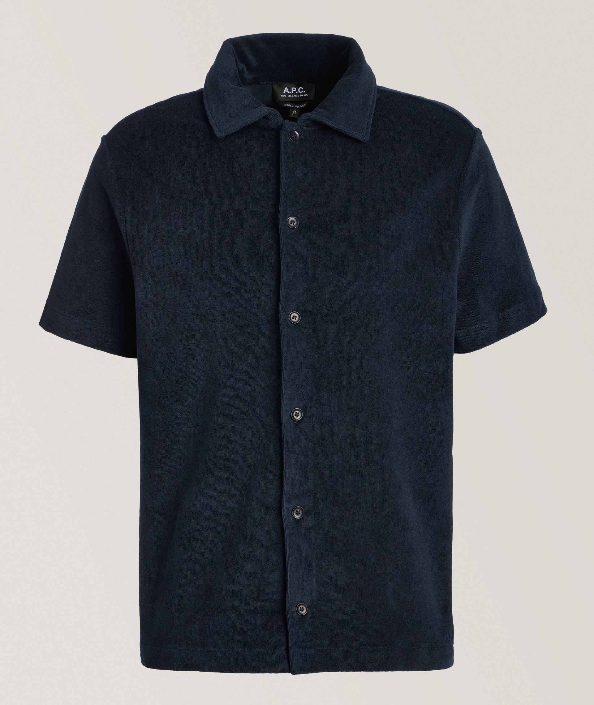 Chemise décontractée en coton bouclé image 0