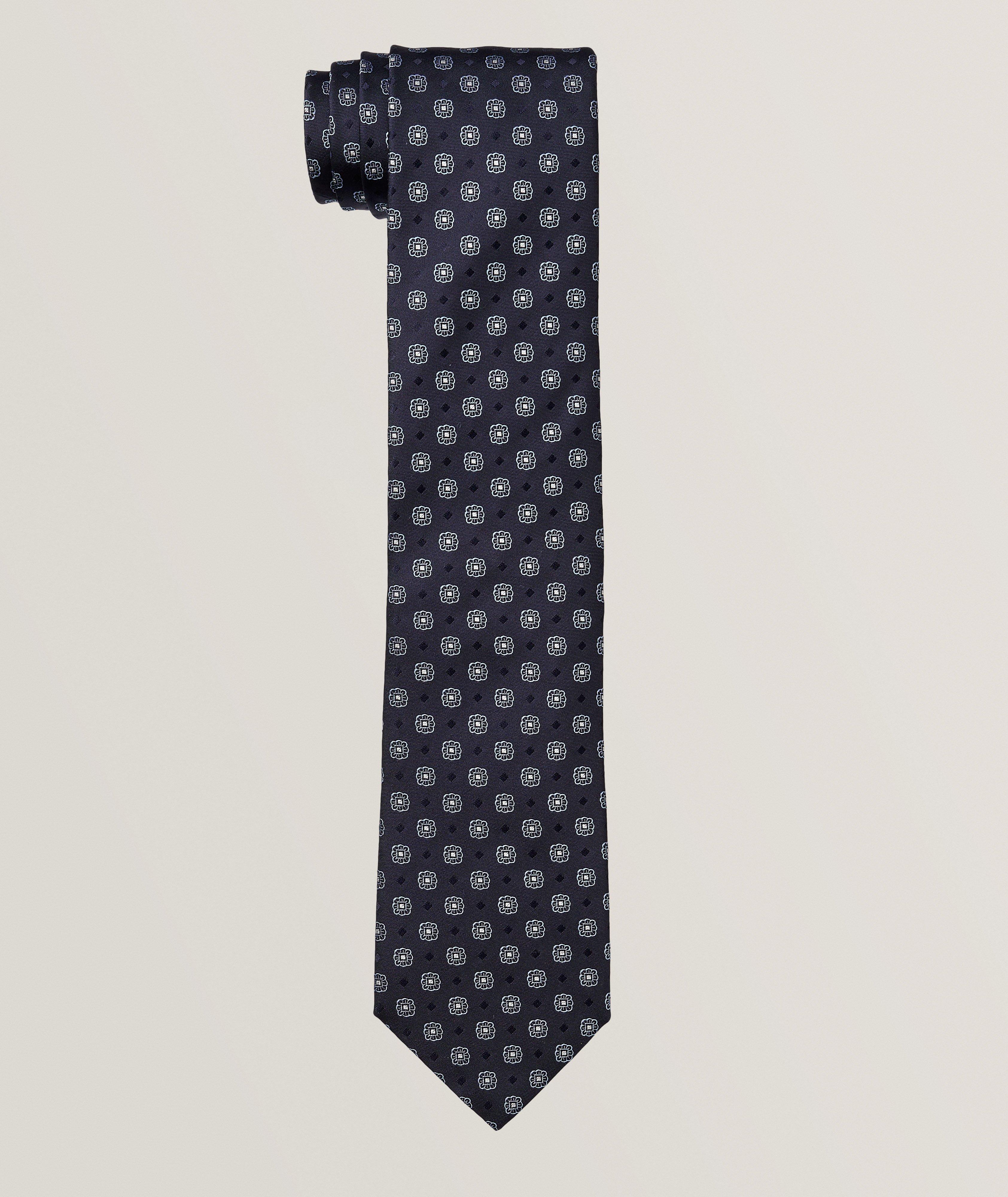 Floral-Print Silk Tie  image 0