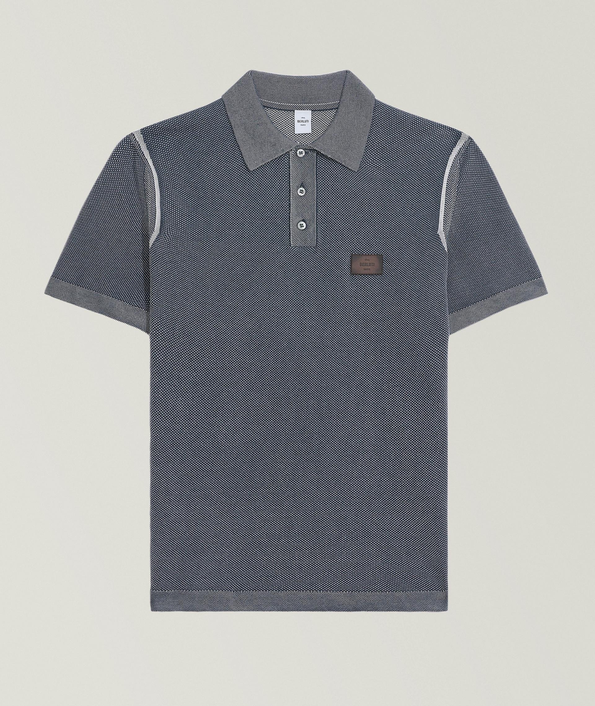 Light Shadow Cotton-Silk Polo  image 0