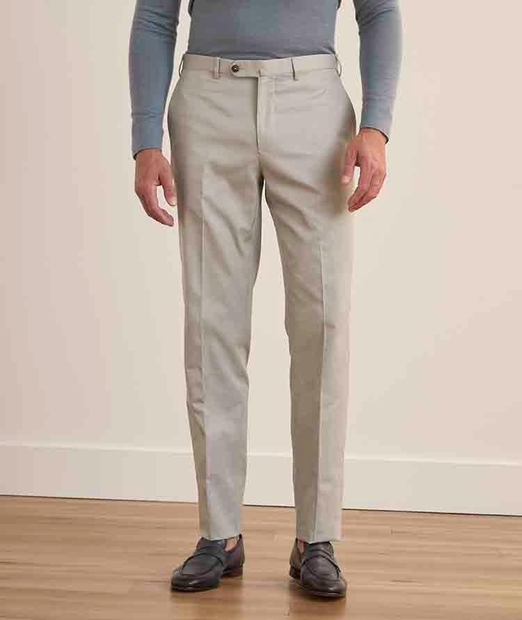 Pantalon en gabardine de coton Mako image 1