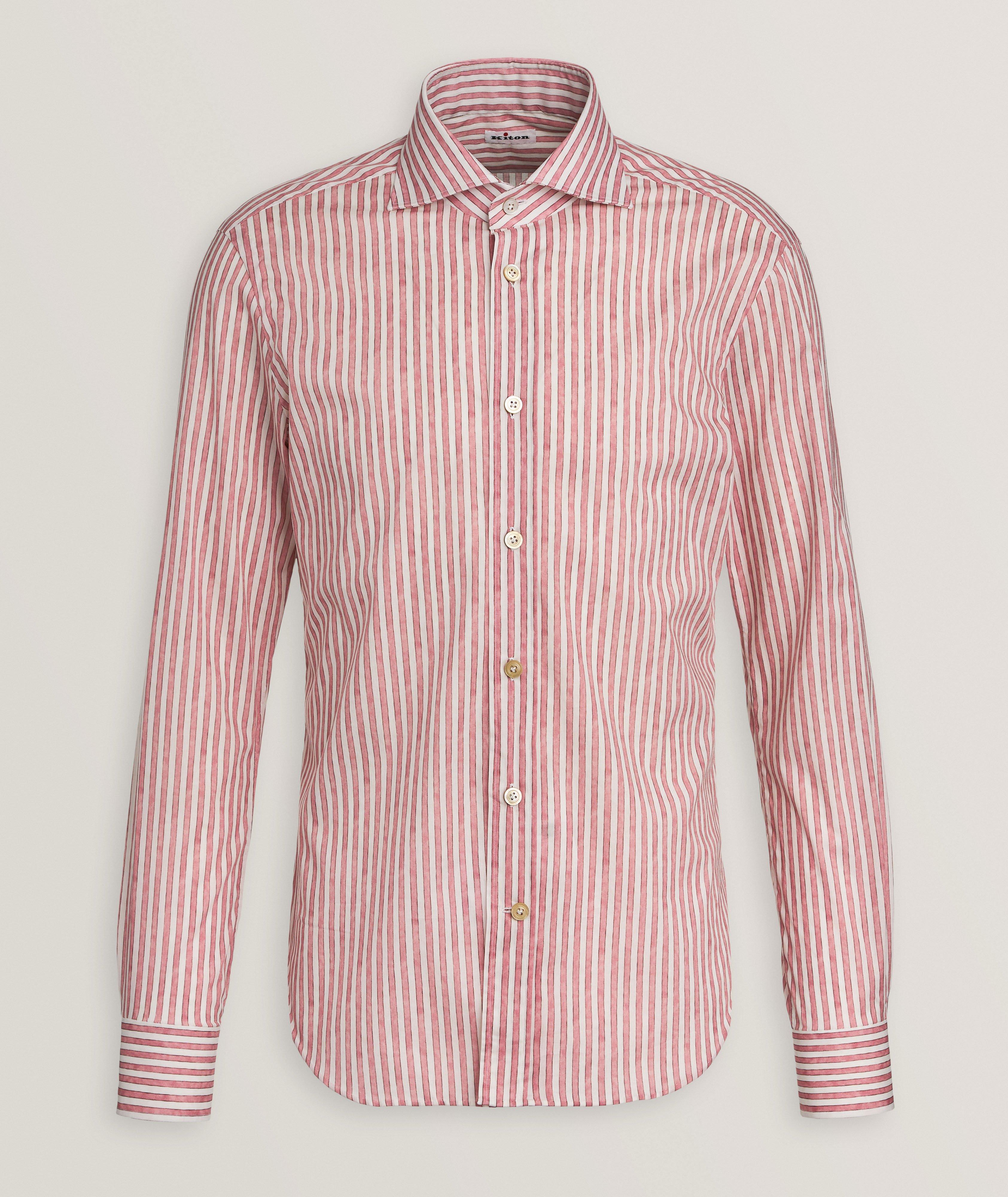 Watercolour Stripe Cotton Shirt image 0