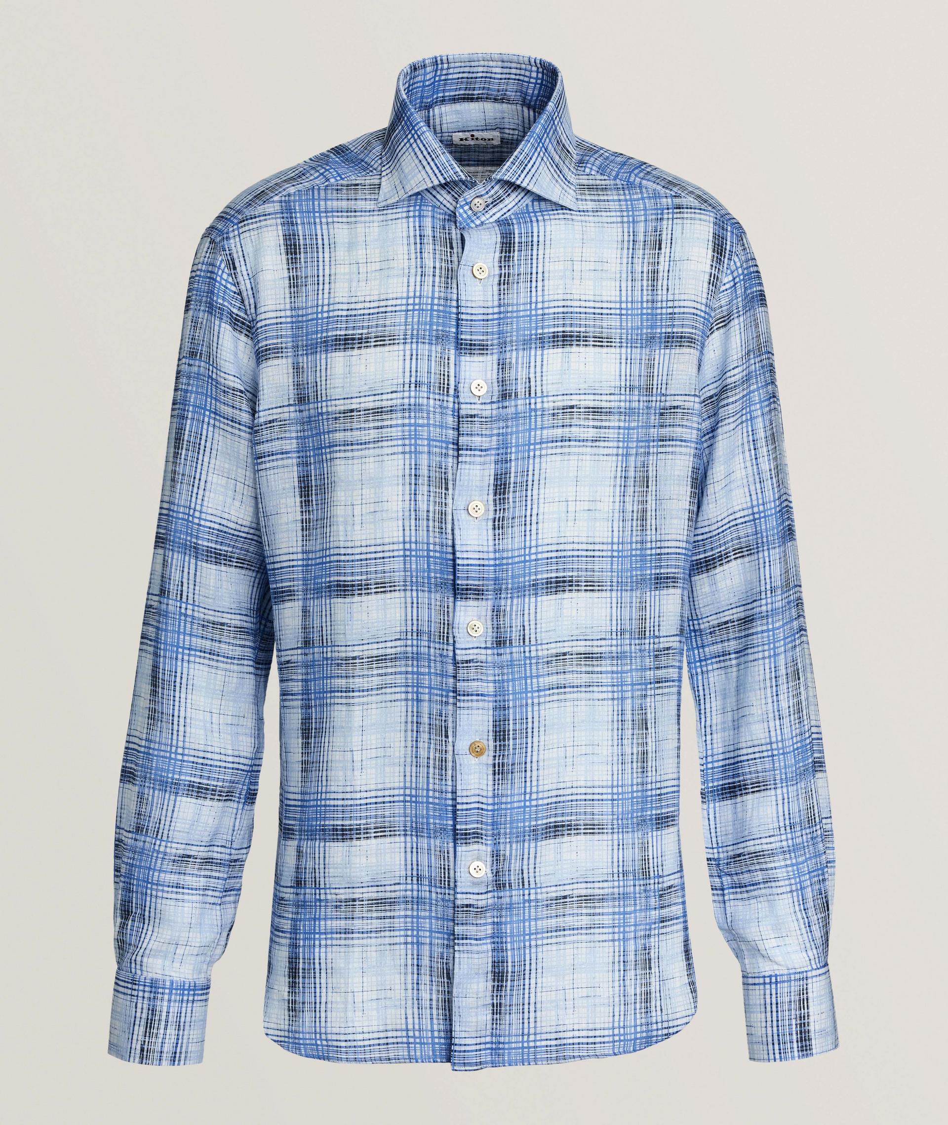 Plaid Linen Shirt  image 0