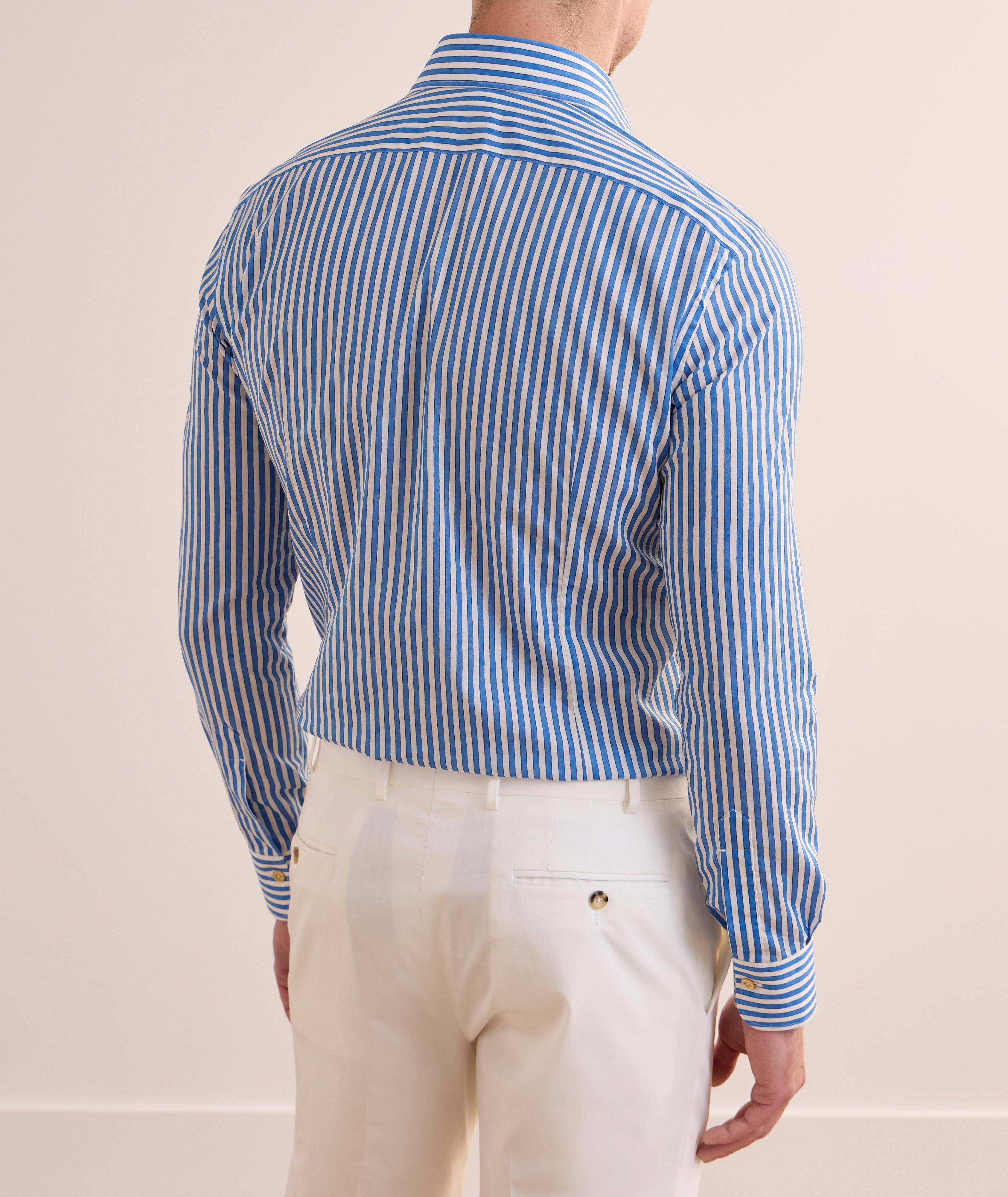 Watercolour Stripe Cotton Shirt image 2