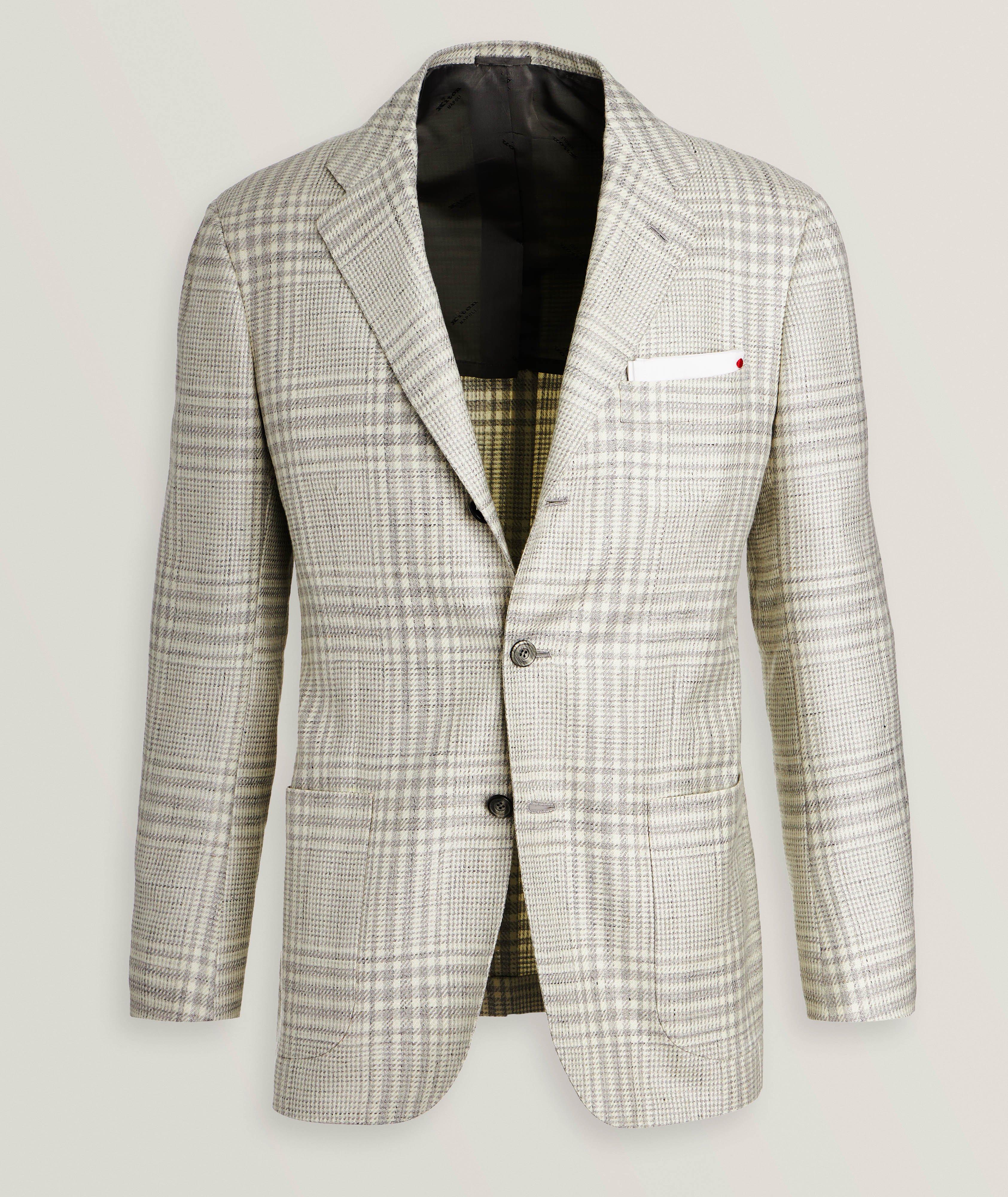 Plaid Wool-Blend Sport Jacket image 0