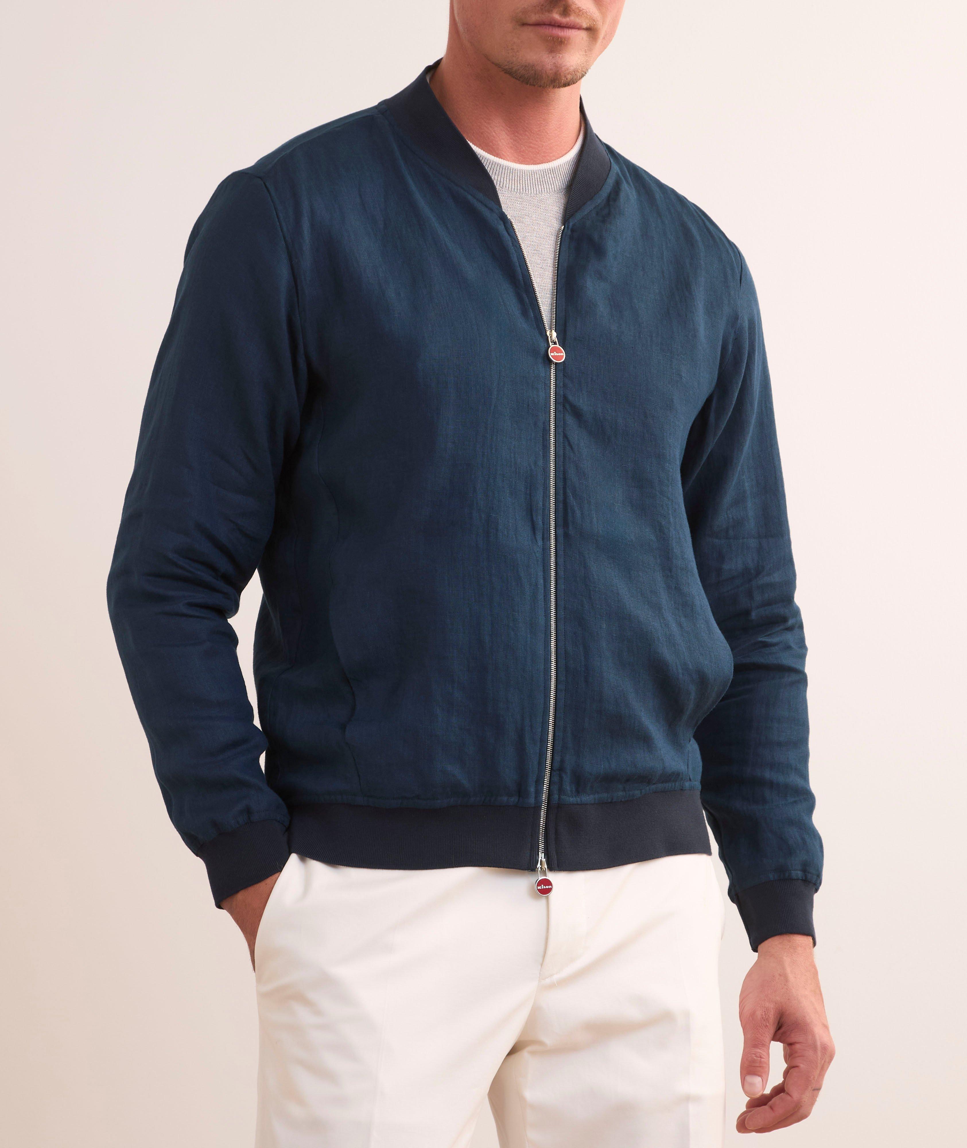 Pure Linen Bomber image 1