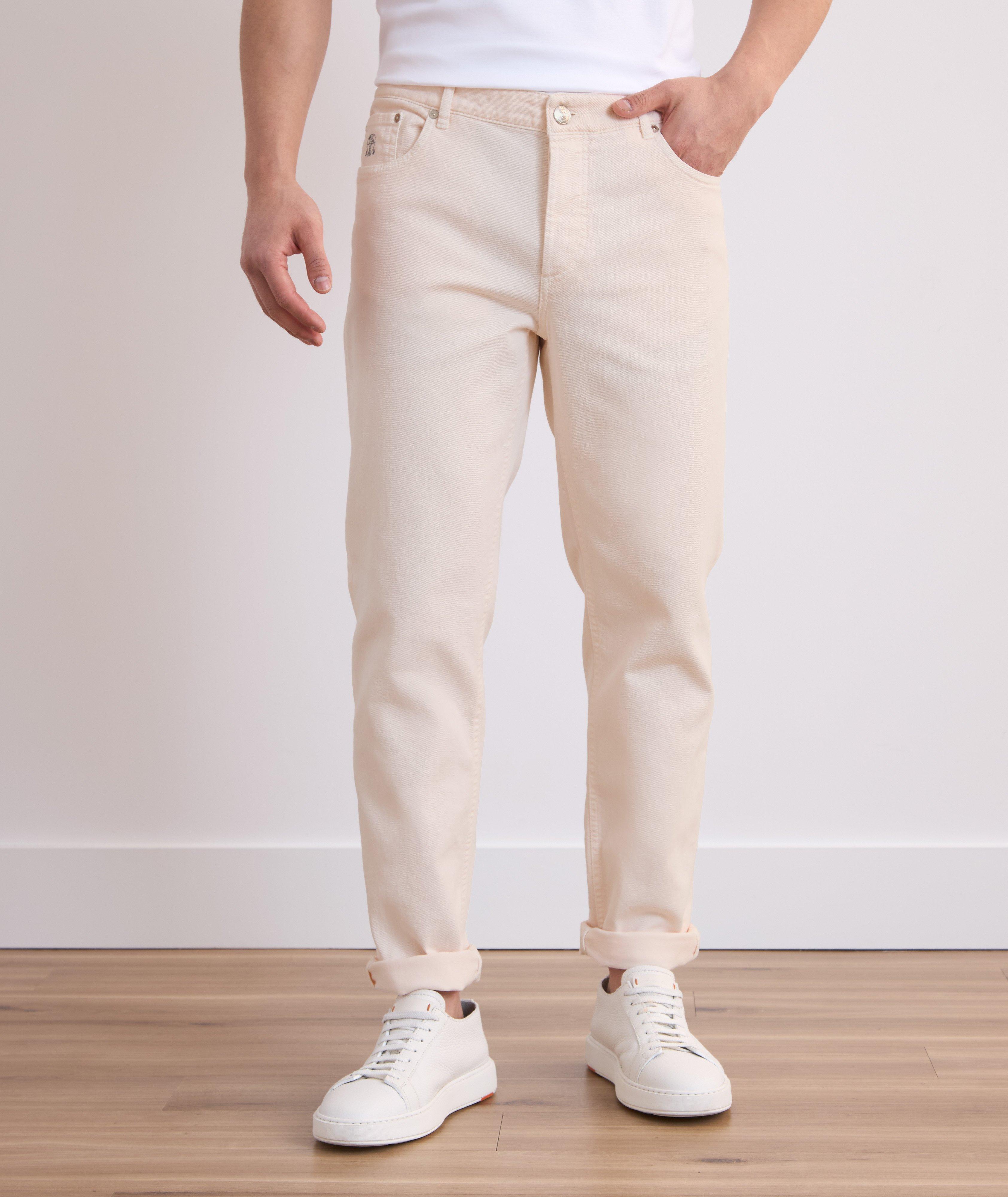 Pantalon en coton extensible de coupe traditionnelle image 1