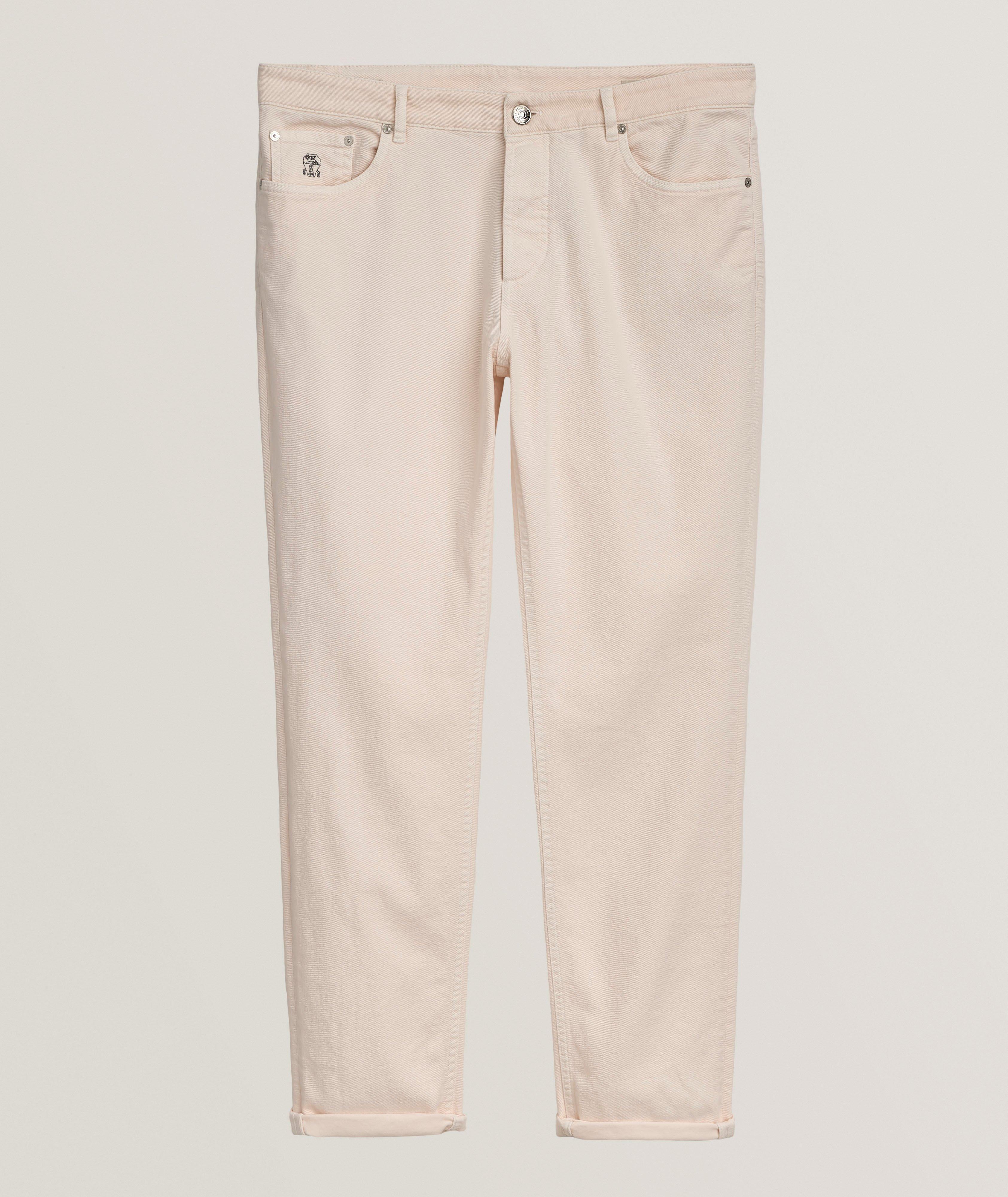 Pantalon en coton extensible de coupe traditionnelle image 0