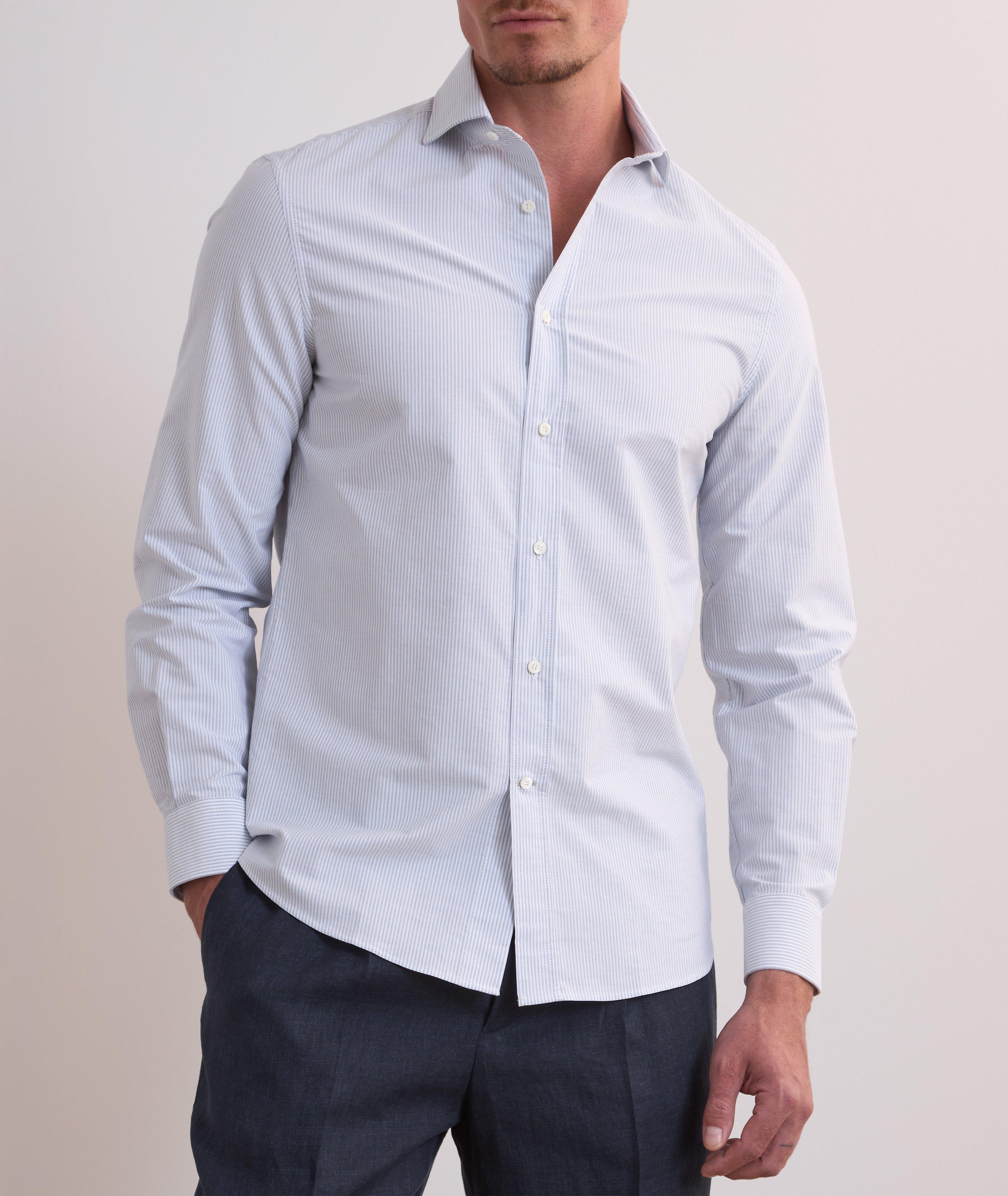 Easy-Fit Striped Cotton Sartorial Shirt image 1