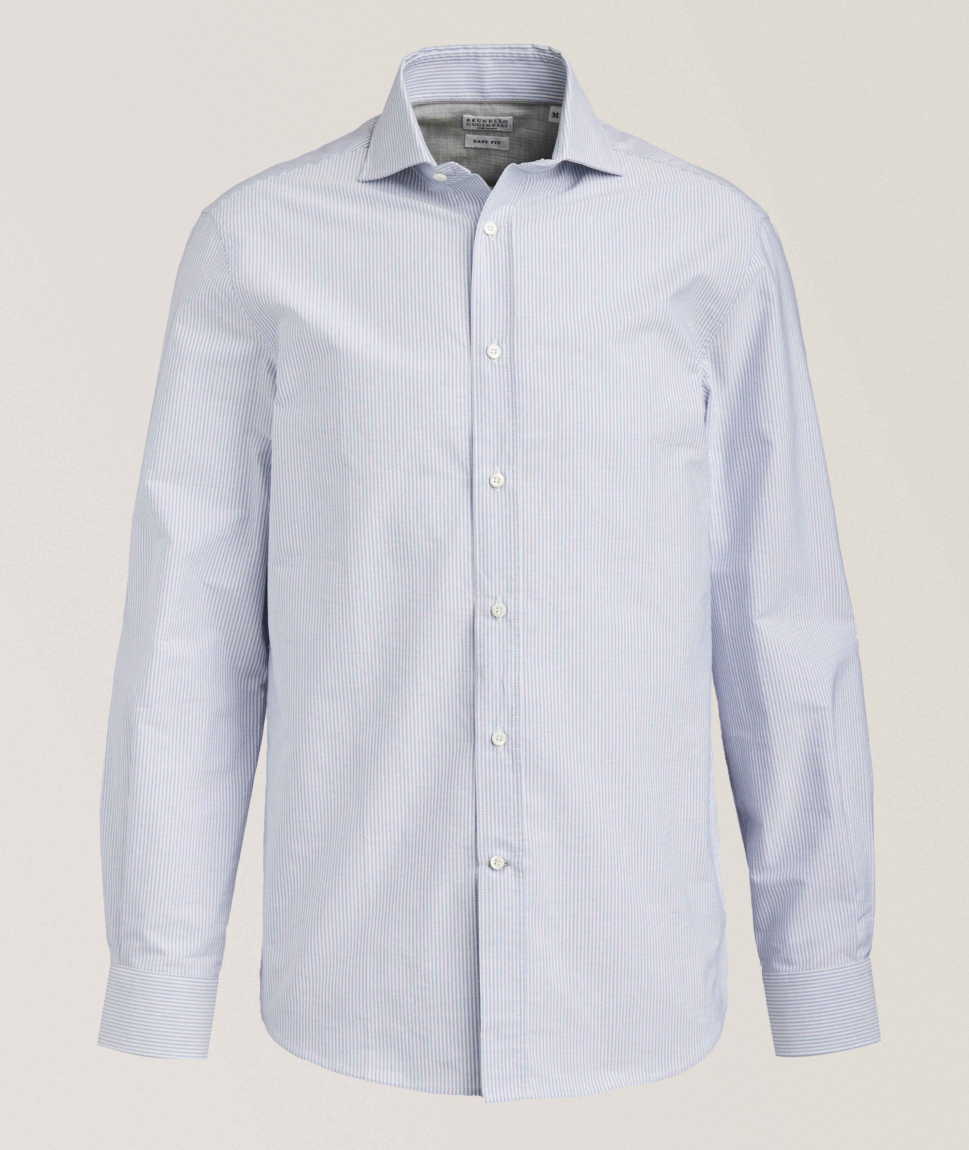 Easy-Fit Striped Cotton Sartorial Shirt image 0