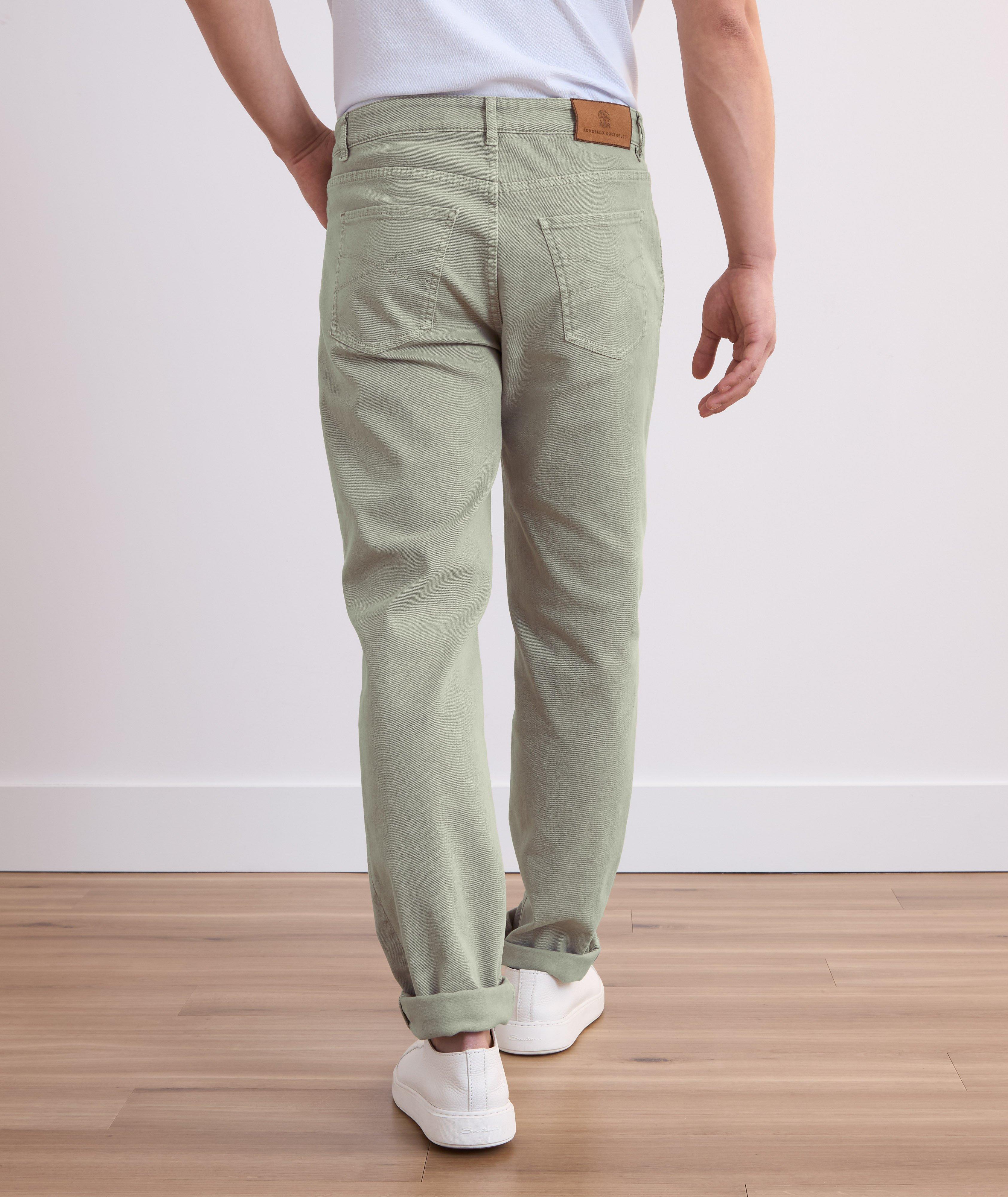 Traditional-Fit Denim Five-Pocket Pants image 2