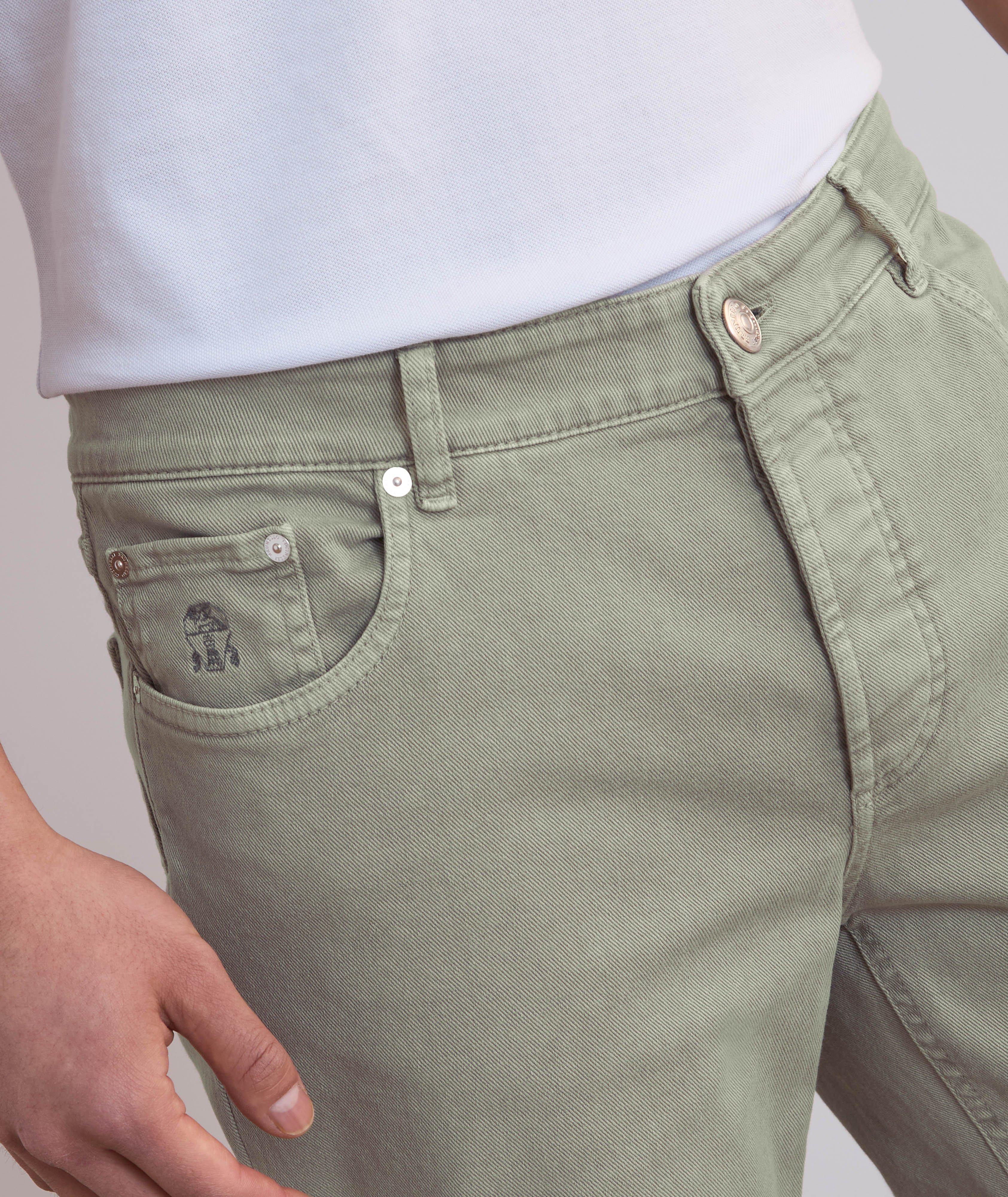 Traditional-Fit Denim Five-Pocket Pants image 3