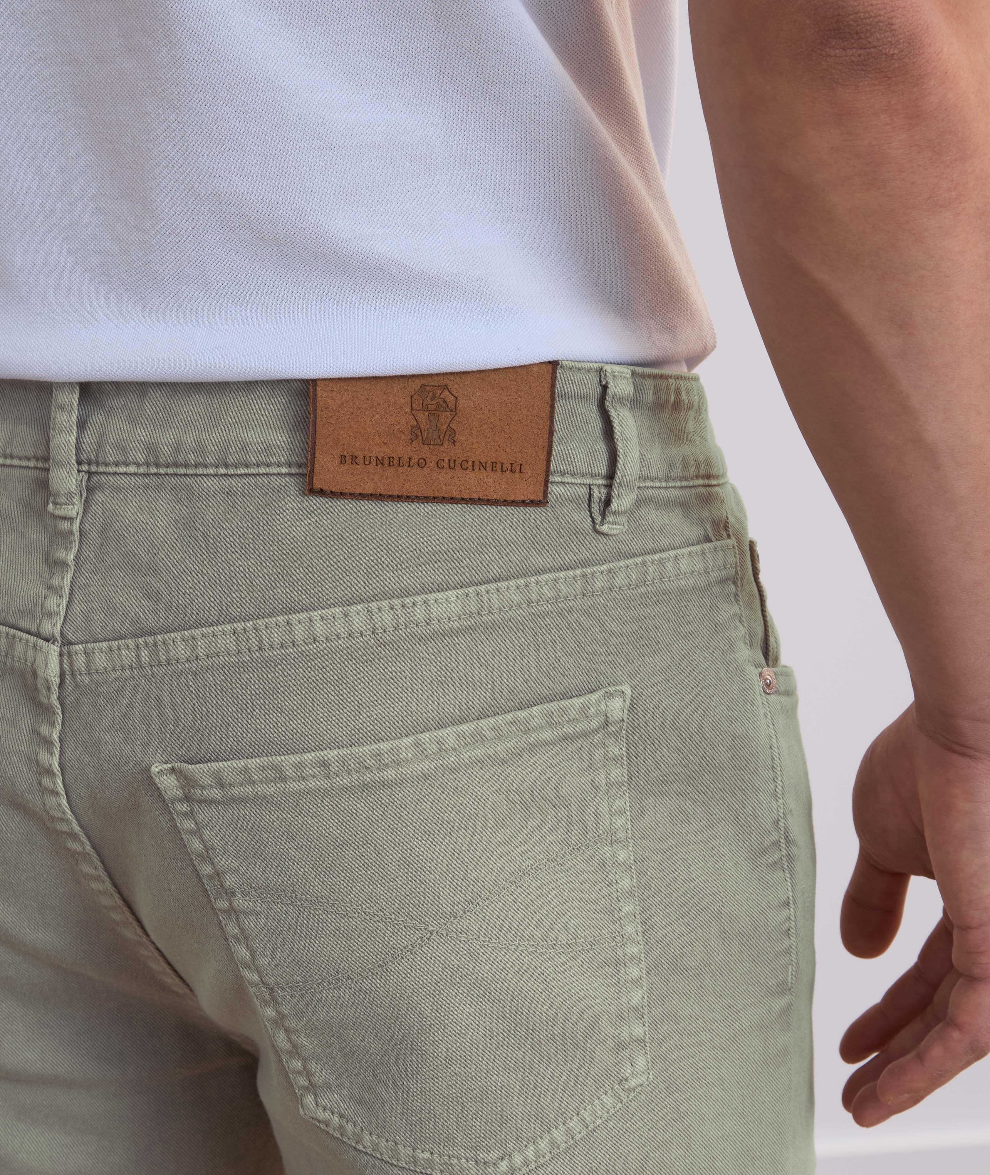 Traditional-Fit Denim Five-Pocket Pants image 4