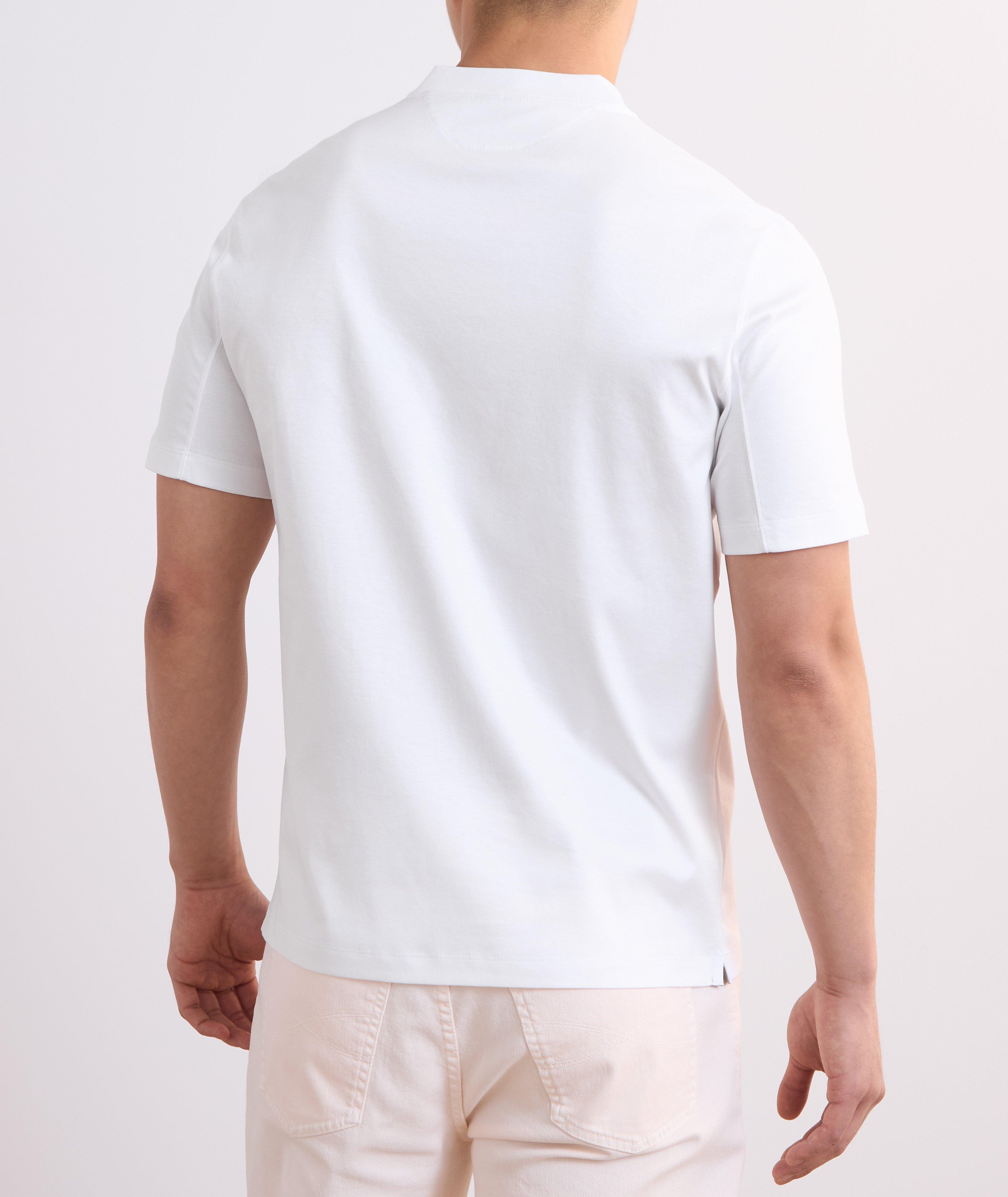 Cotton V-Neck T-Shirt image 2