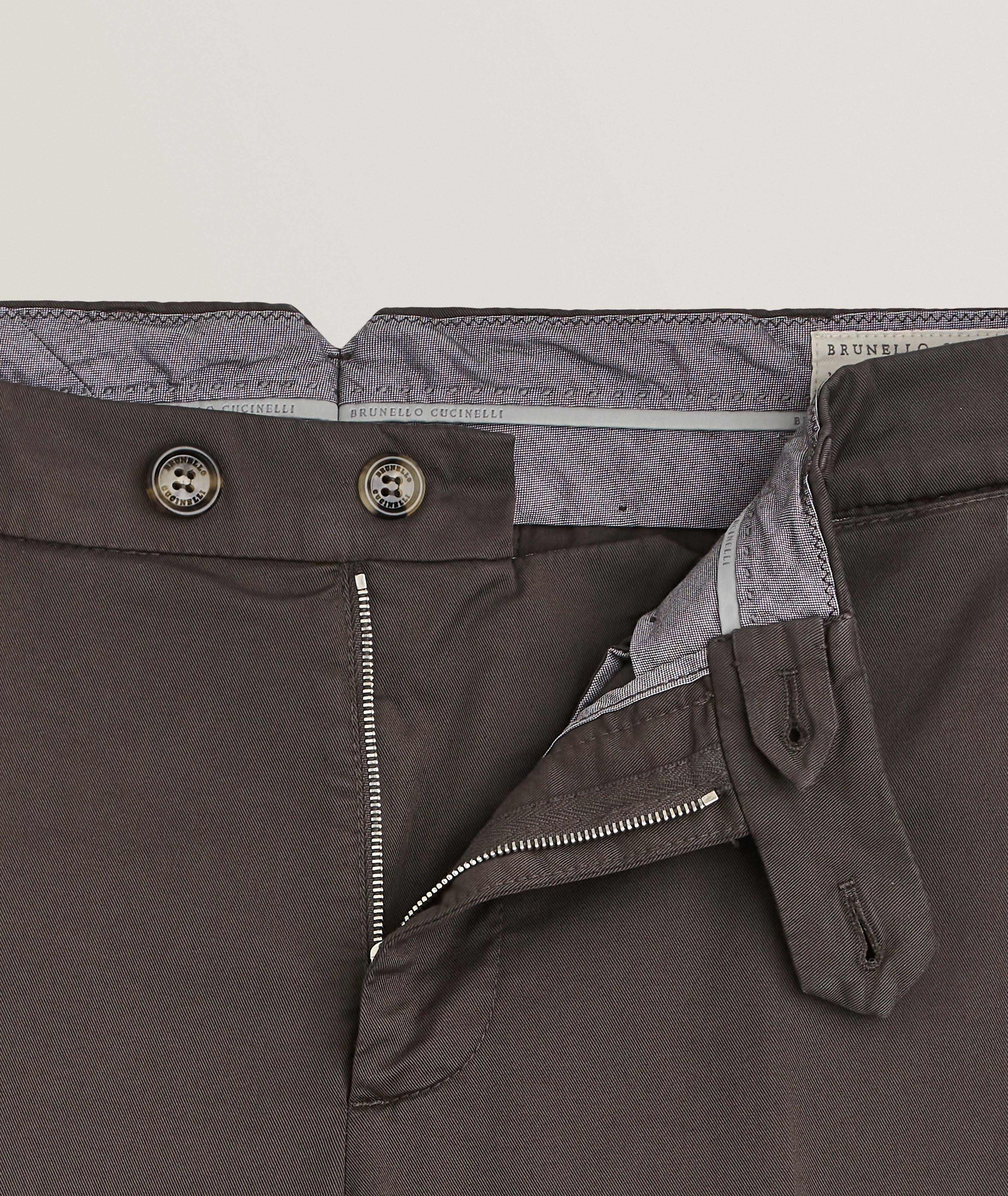 Italian-Fit Flat Front Pants  image 4