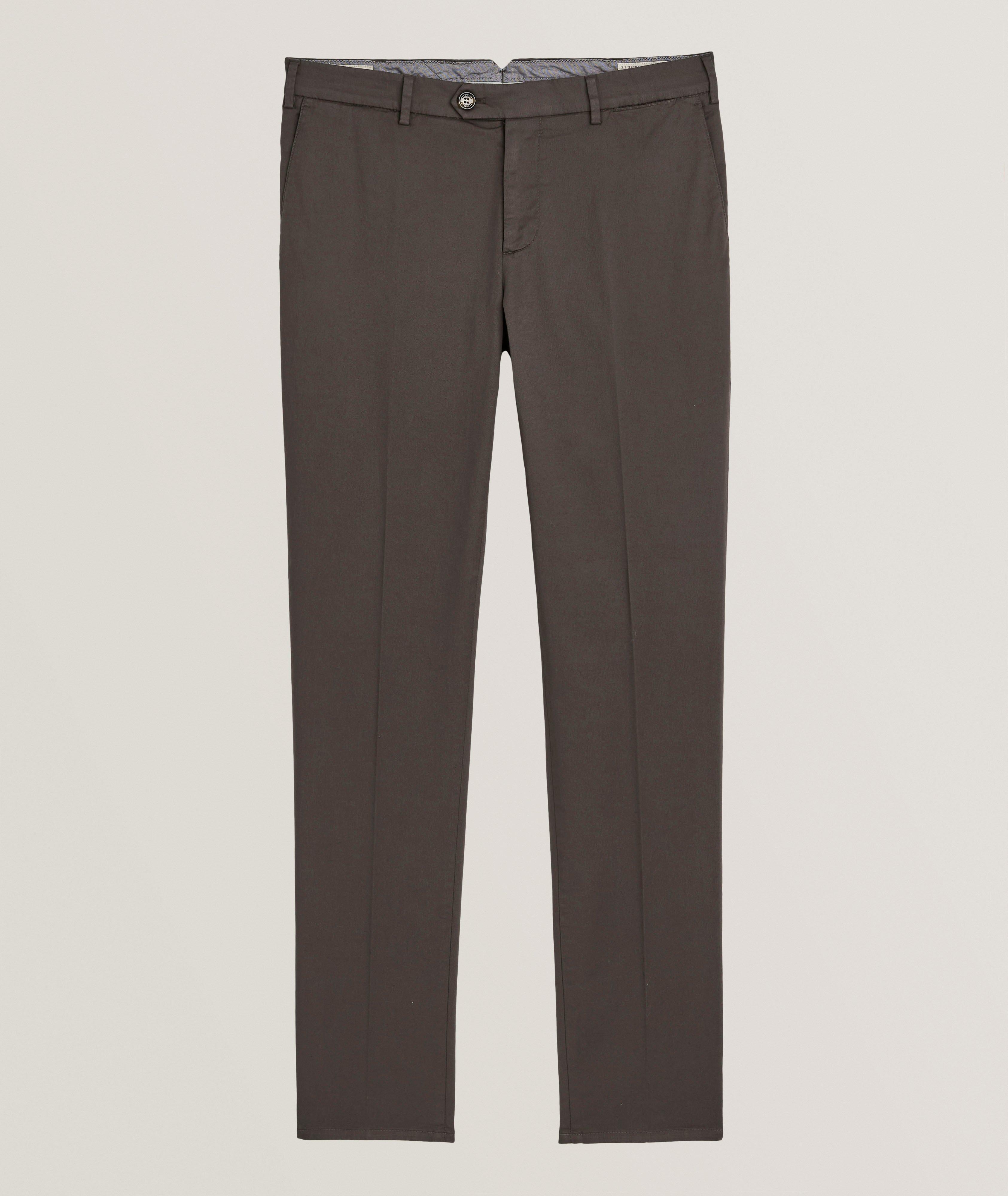Italian-Fit Flat Front Pants  image 0
