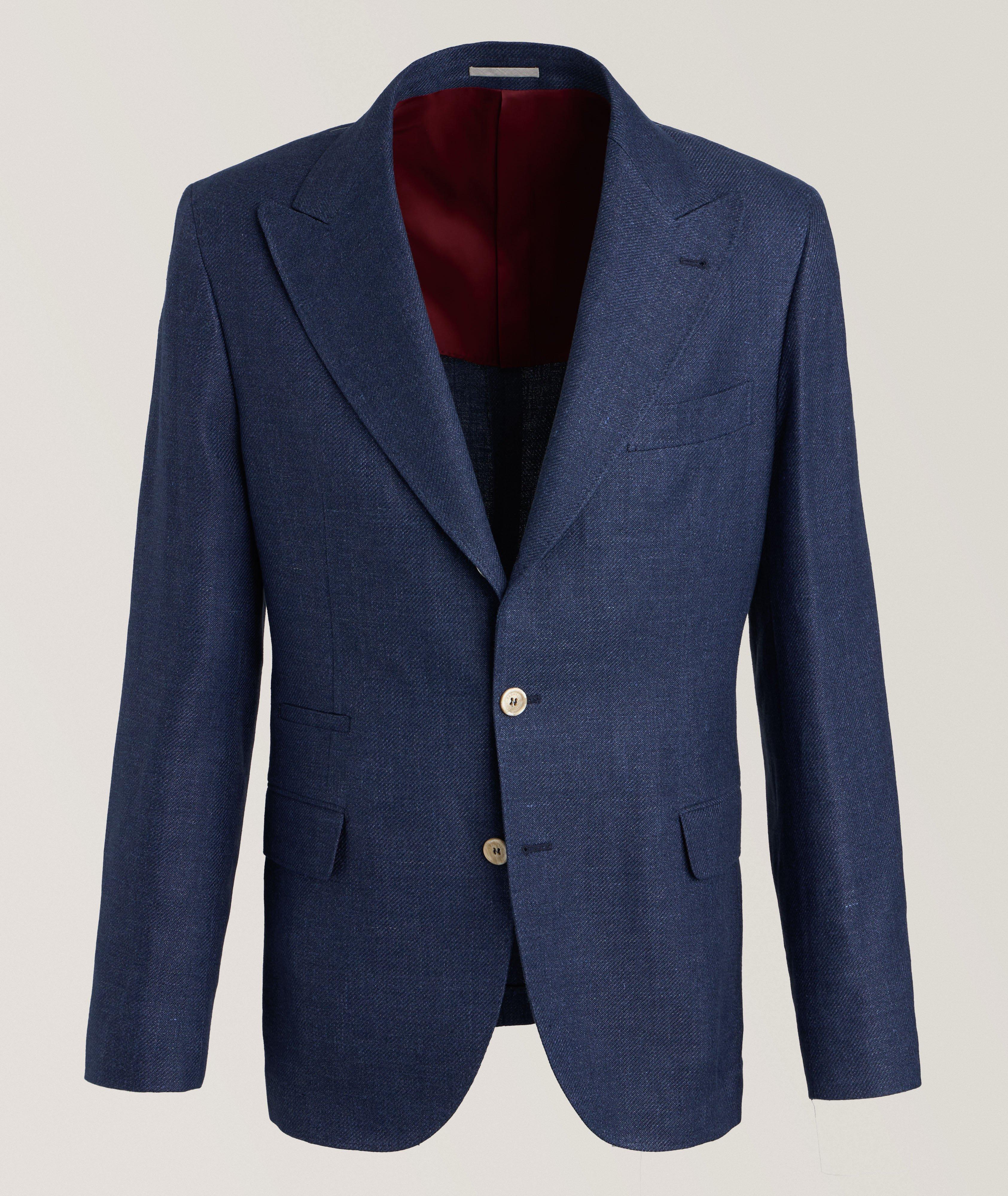 Twill Linen, Wool & Silk Sport Jacket image 0