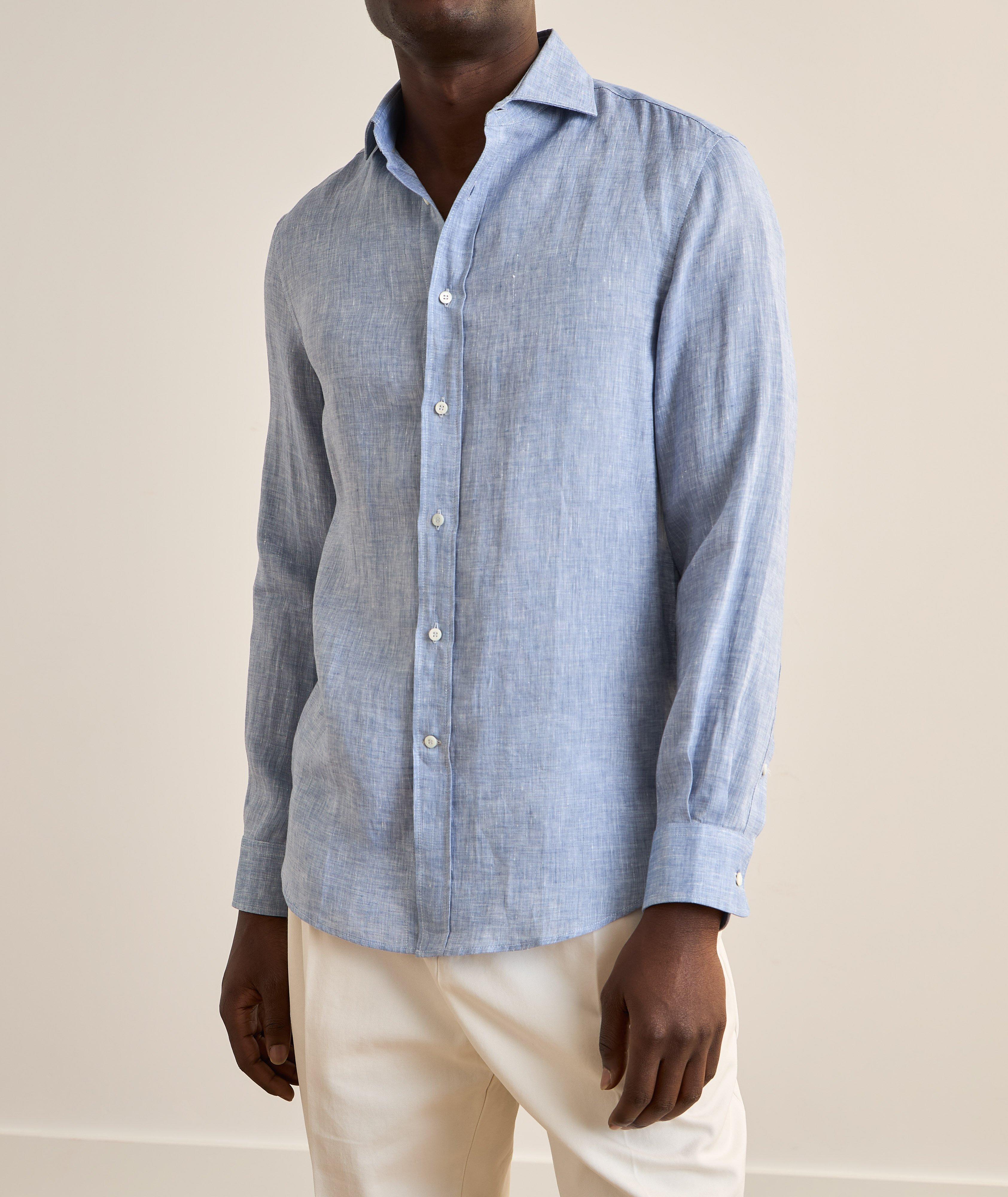 Easy-Fit Linen Shirt image 1