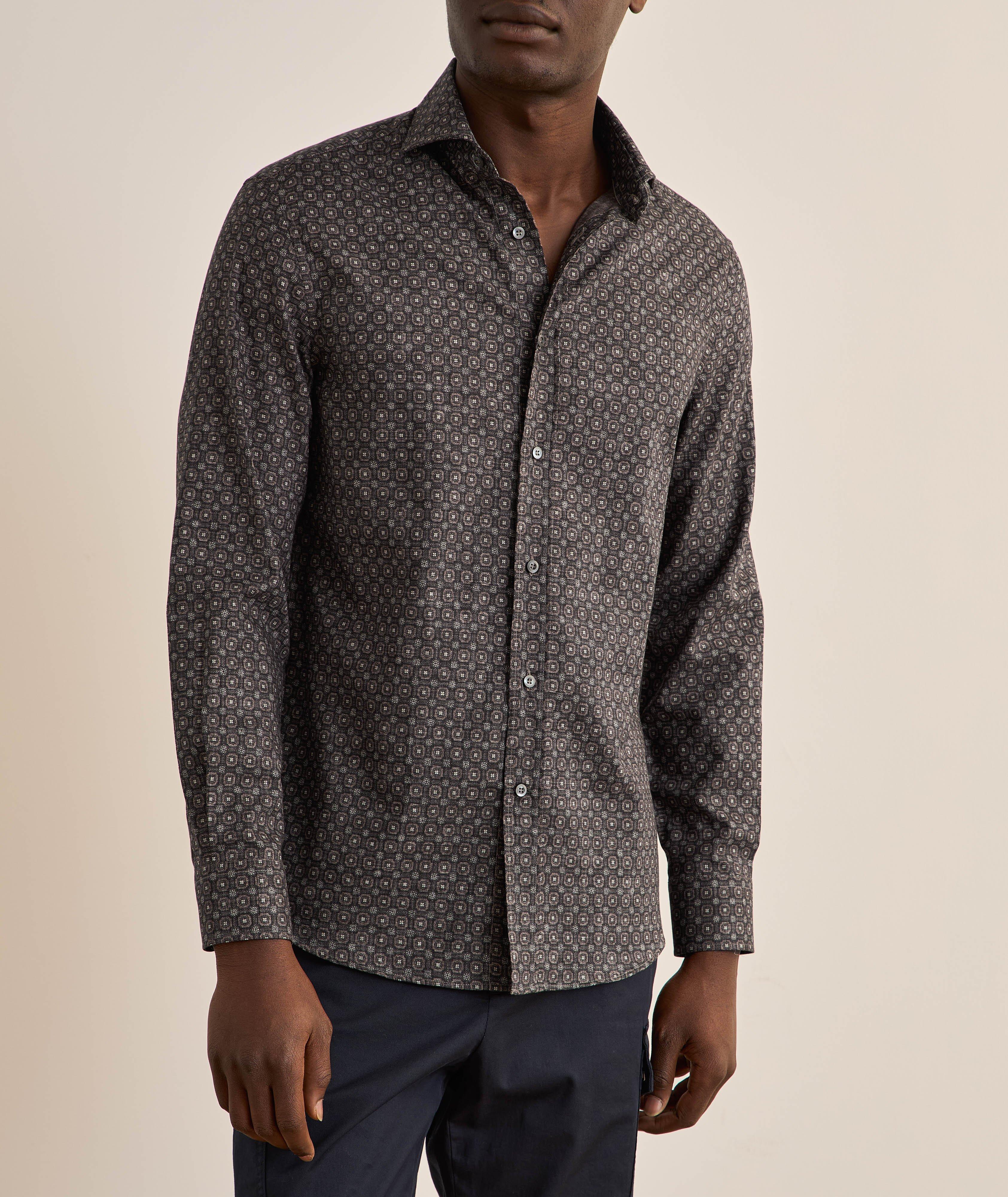 Easy-Fit Geo Cotton Shirt  image 1