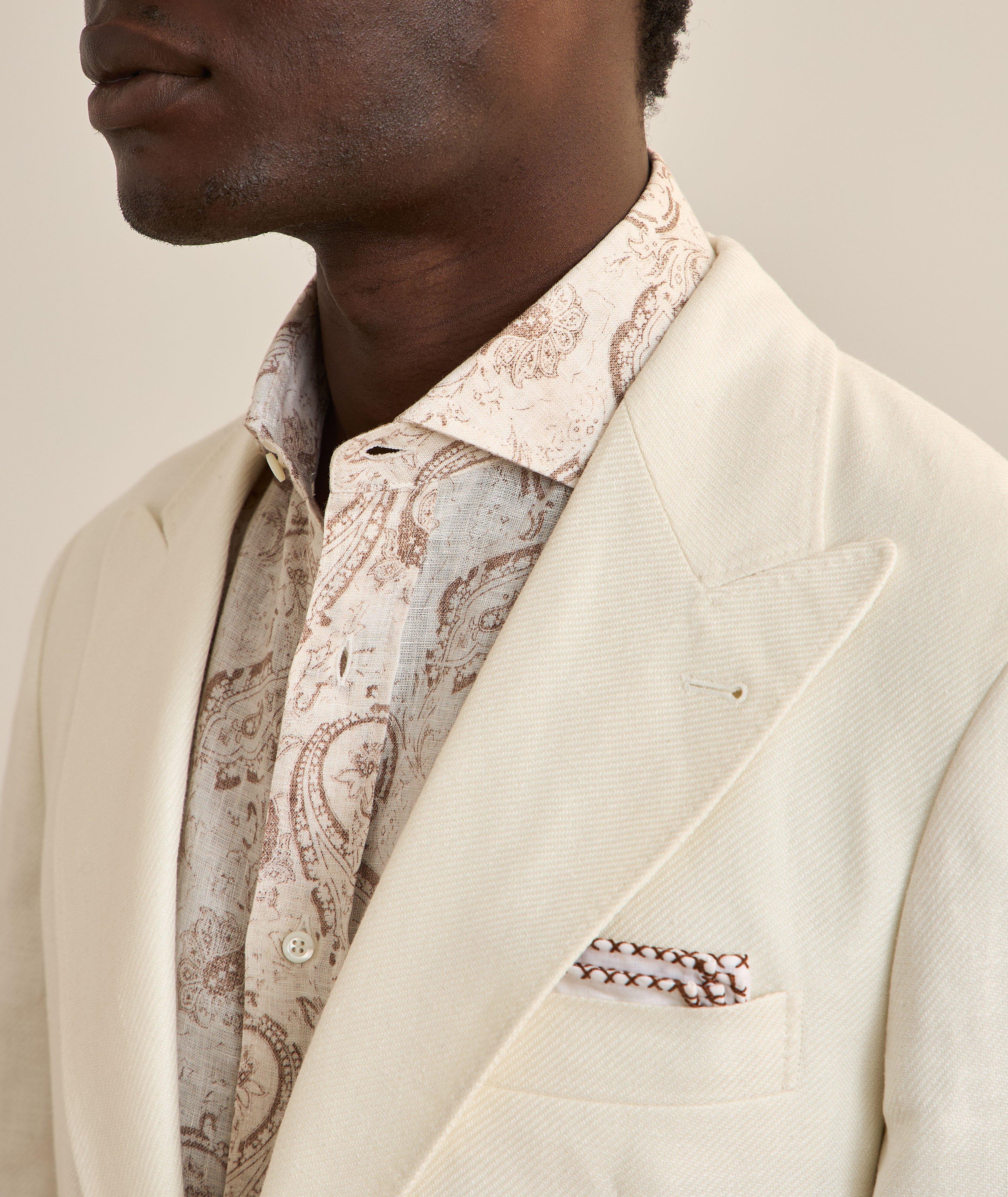 Linen, Wool & Silk Twill Sport Jacket image 3