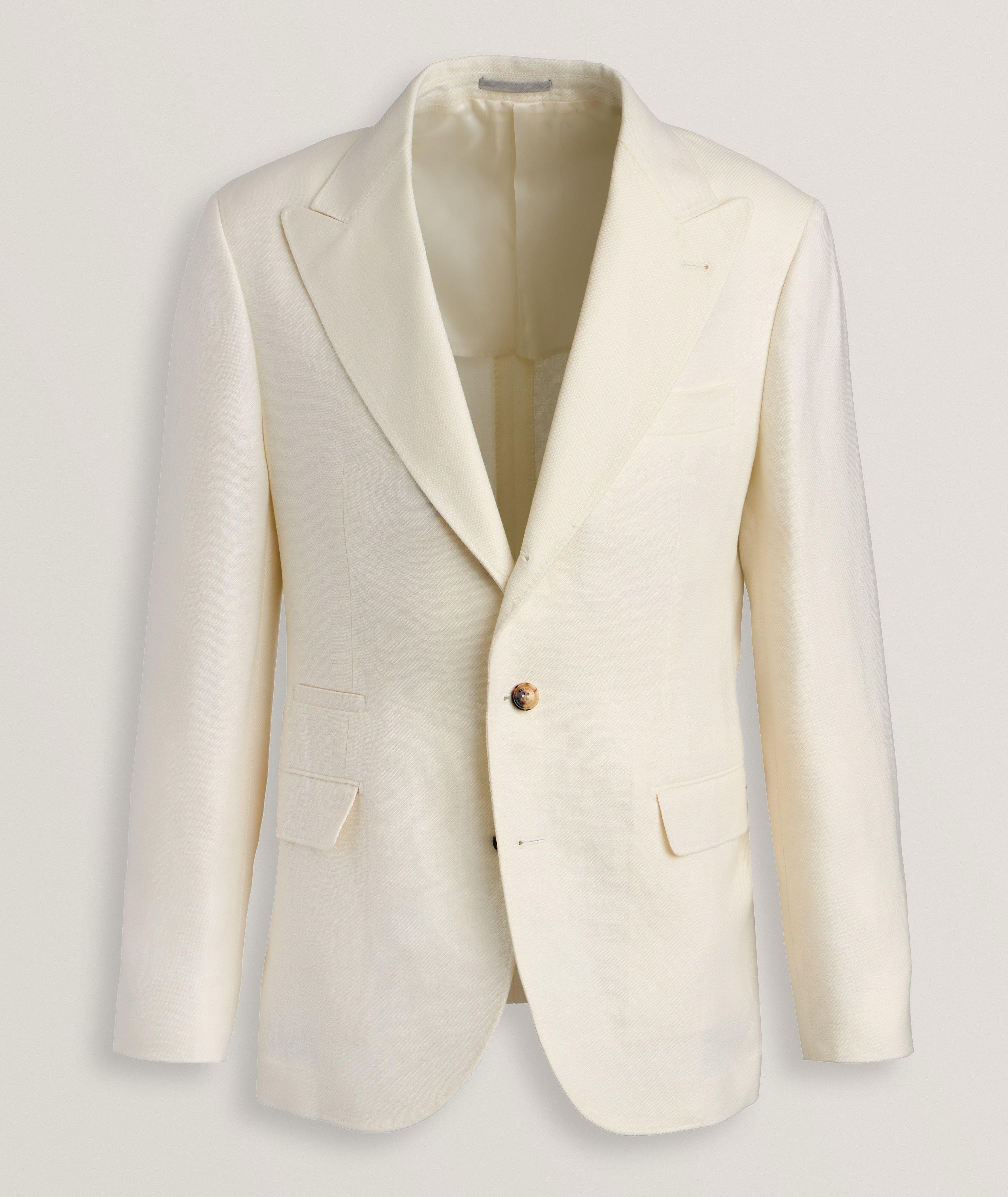 Linen, Wool & Silk Twill Sport Jacket image 0