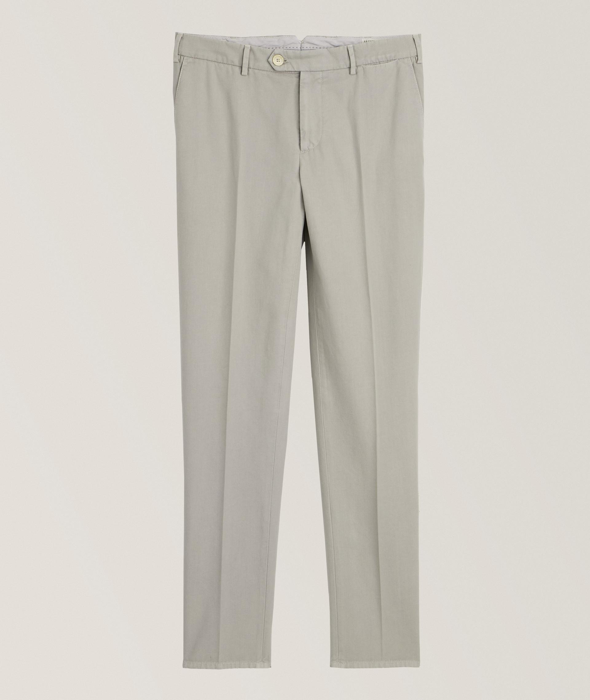 Italian-Fit Cotton Chino Pants image 0