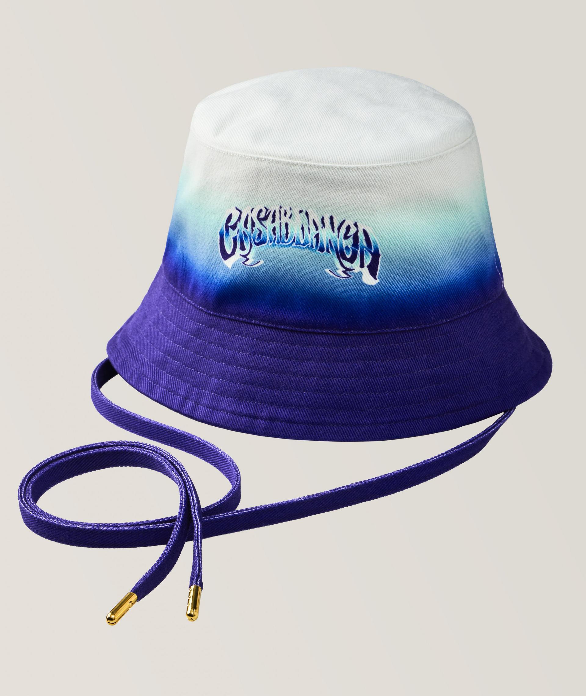 Chapeau cloche dégradé avec logo gothique image 0